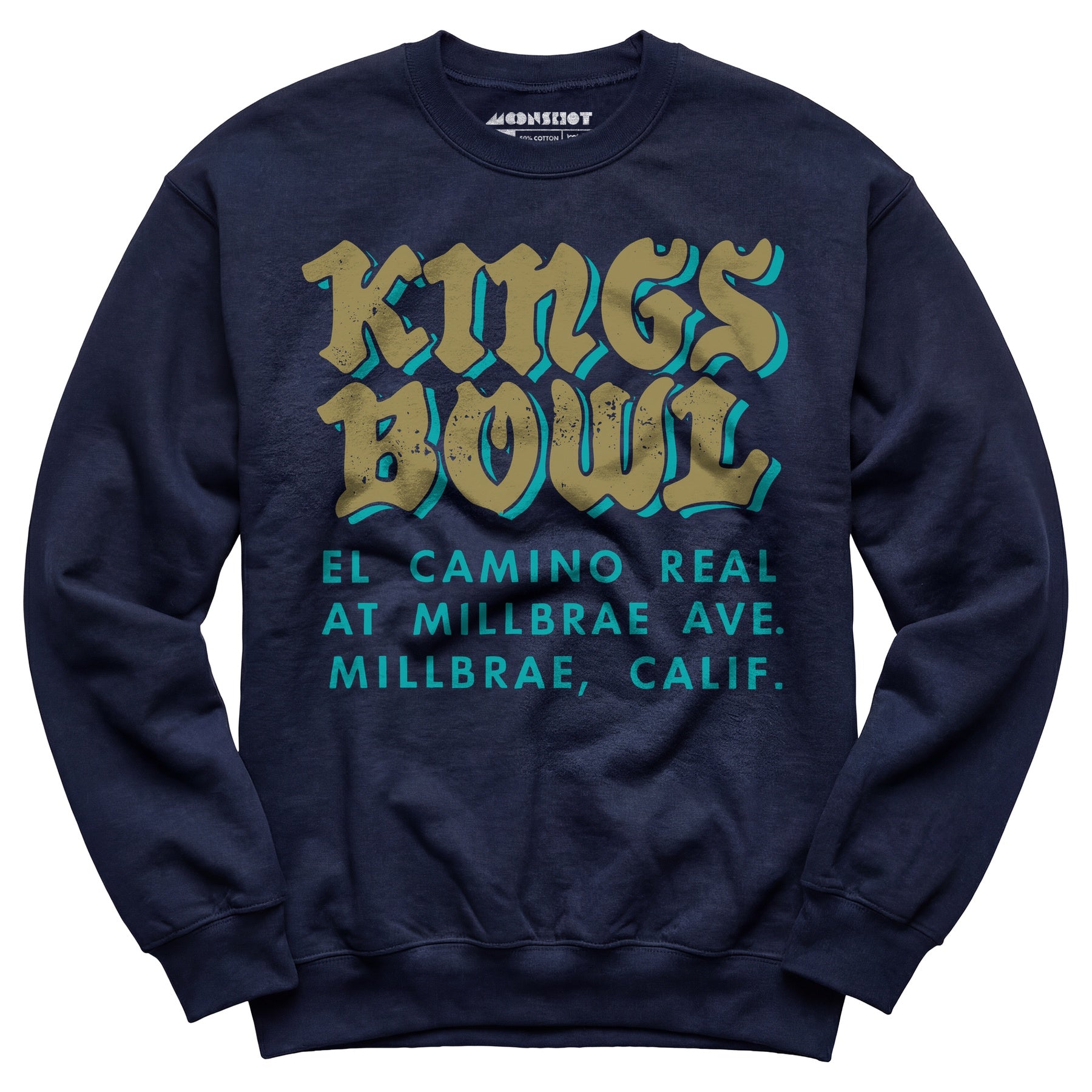 Kings Bowl - Millbrae, CA - Vintage Bowling Alley - Unisex Sweatshirt