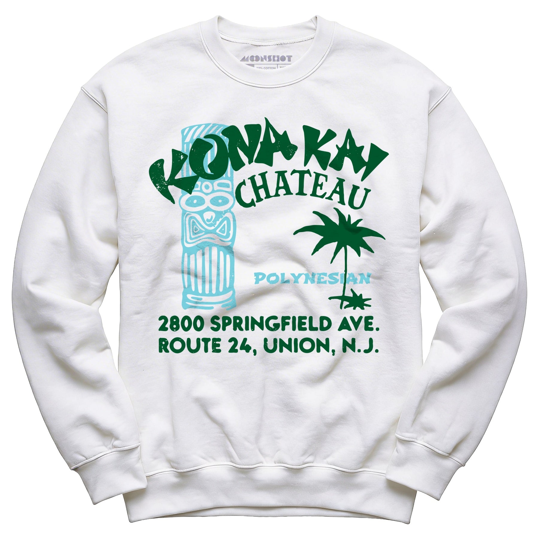 Kona Kai Chateau - Union, NJ - Vintage Tiki Bar - Unisex Sweatshirt