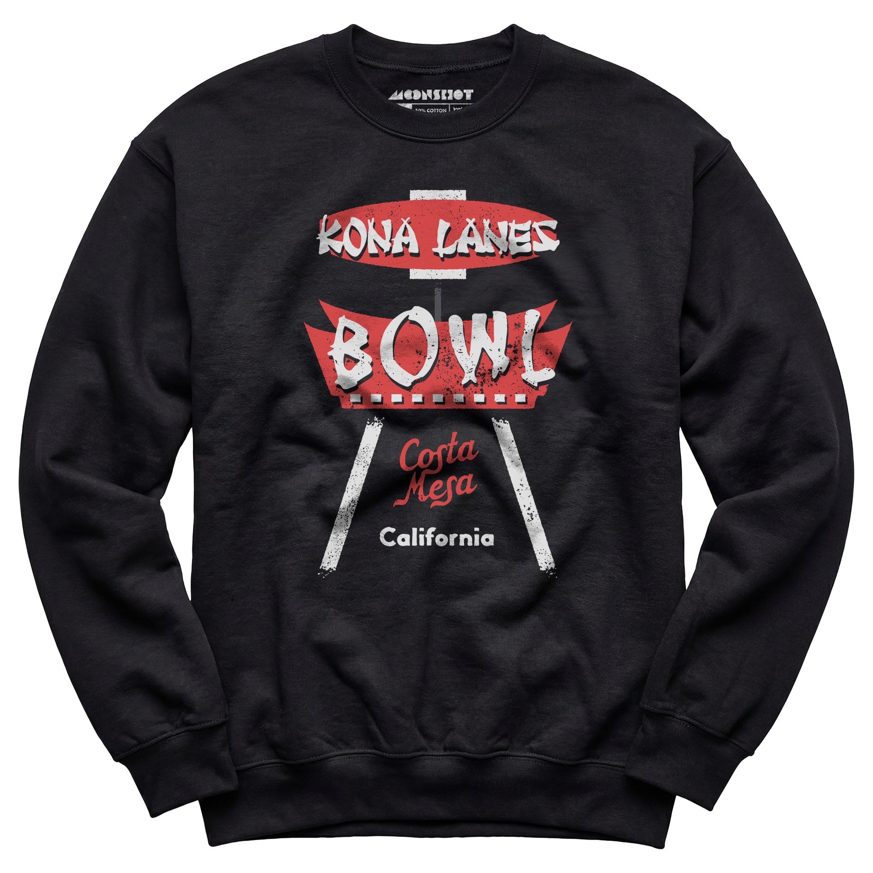 Kona Lanes - Costa Mesa, CA - Vintage Bowling Alley - Unisex Sweatshirt
