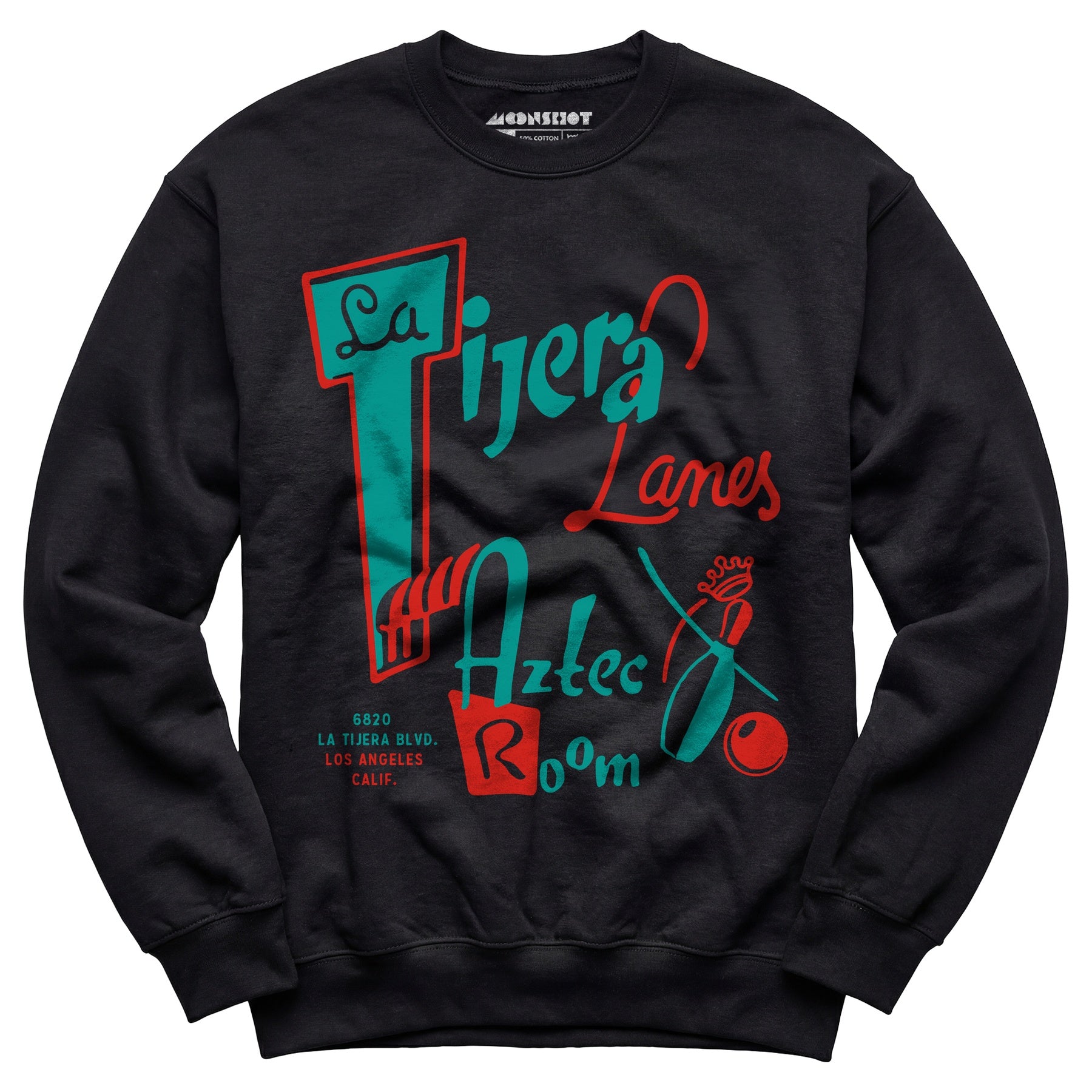 La Tijera Lanes - Los Angeles, CA - Vintage Bowling Alley - Unisex Sweatshirt