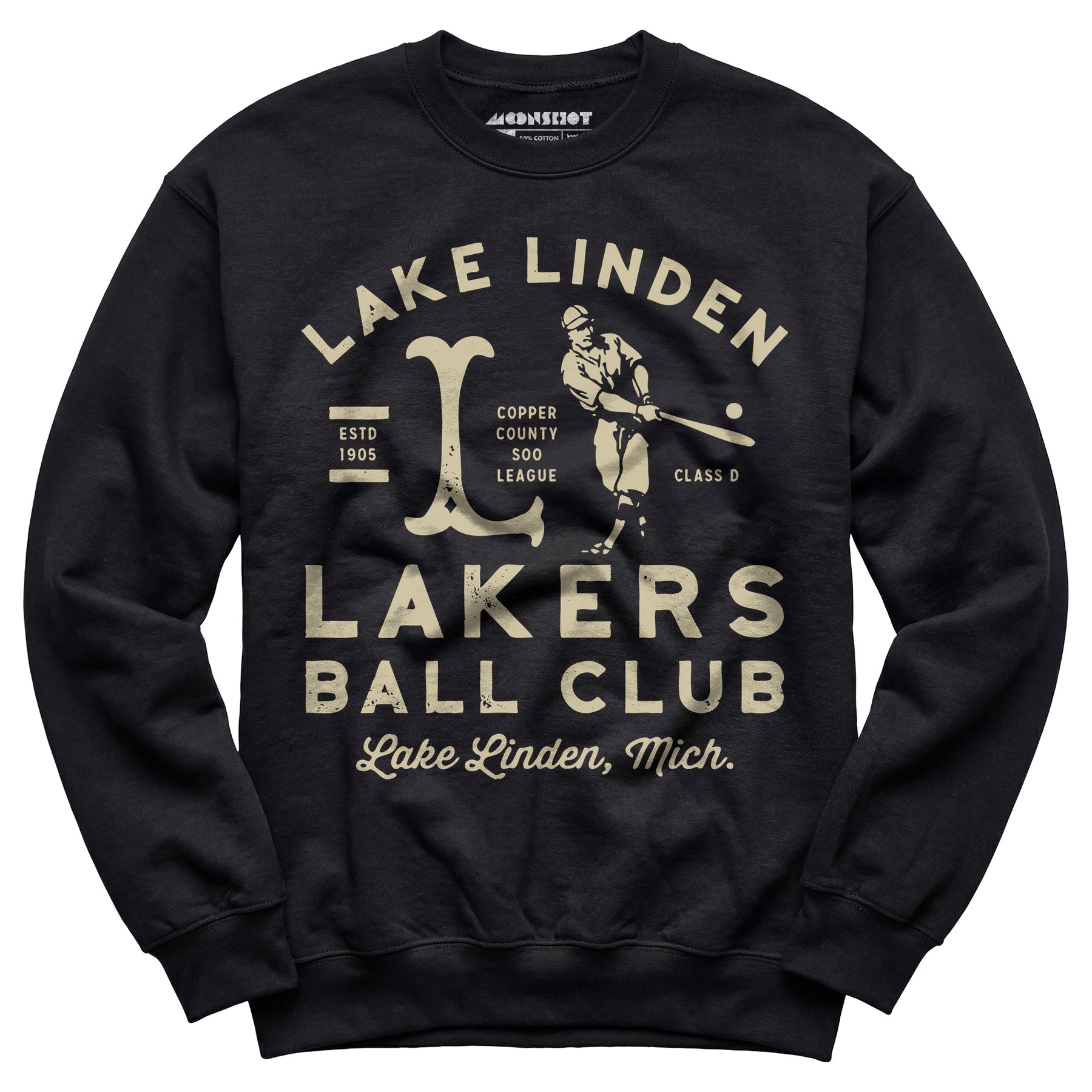 Lake Linden Lakers - Michigan - Vintage Defunct Baseball Teams - Unisex Sweatshirt