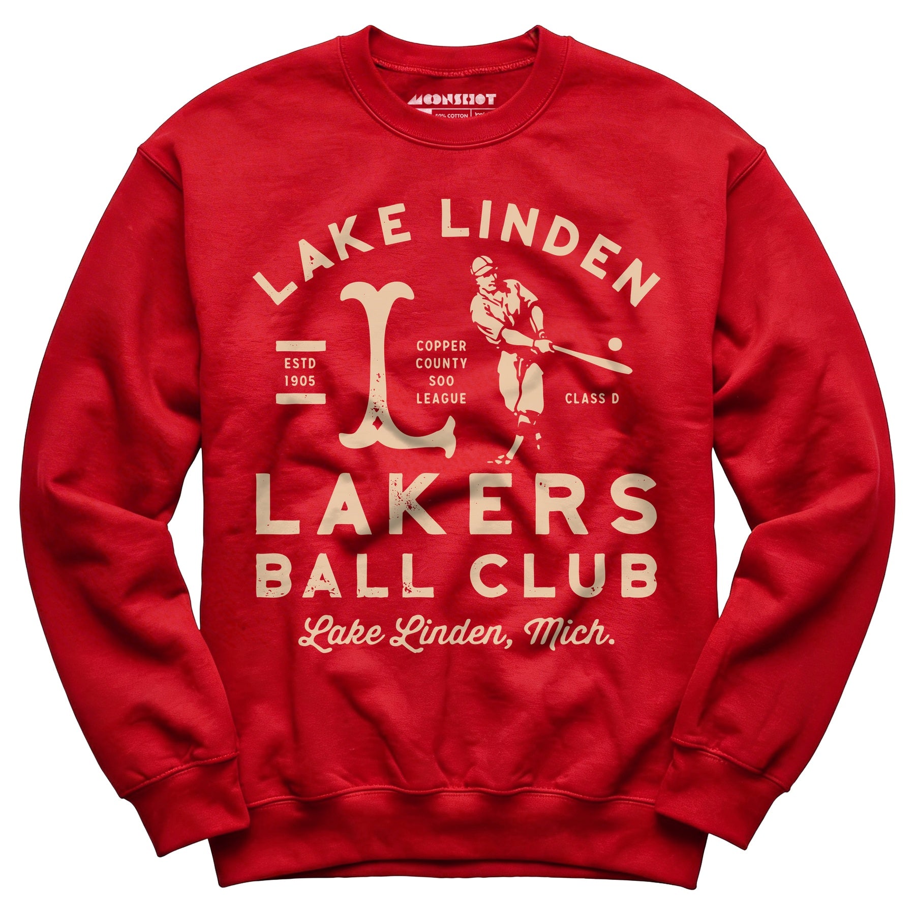 Lake Linden Lakers - Michigan - Vintage Defunct Baseball Teams - Unisex Sweatshirt