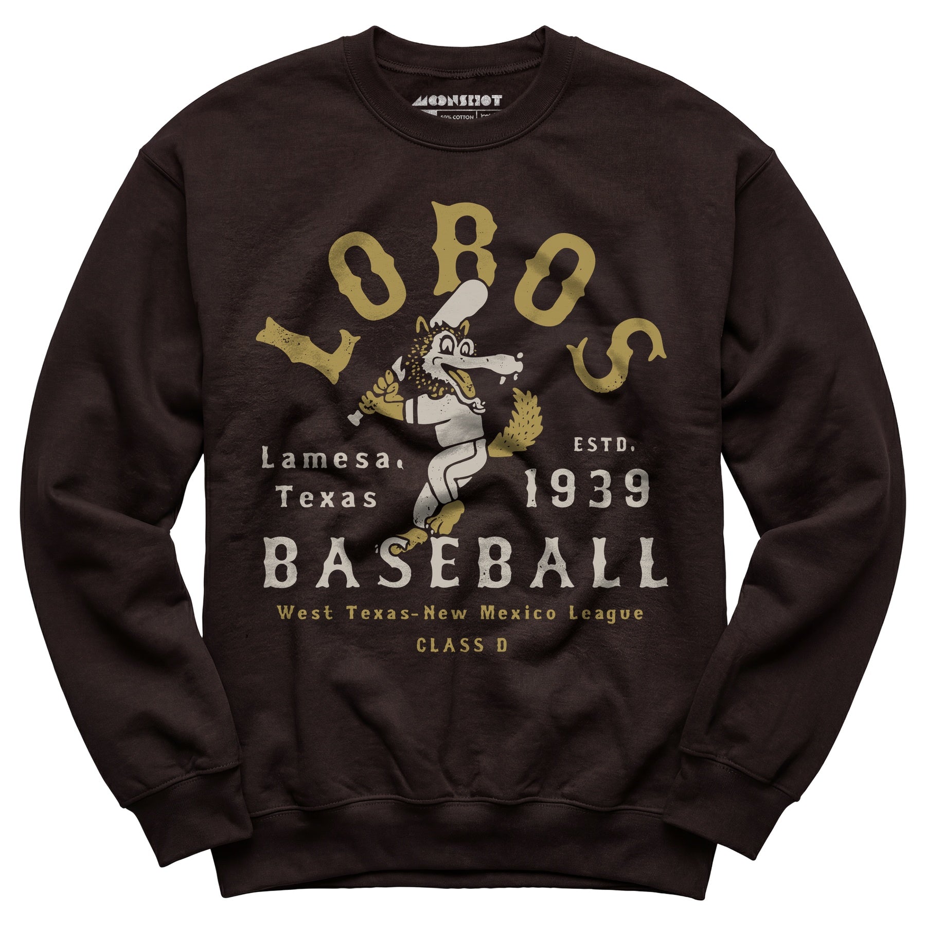 Lamesa Lobos - Texas - Vintage Defunct Baseball Teams - Unisex Sweatshirt