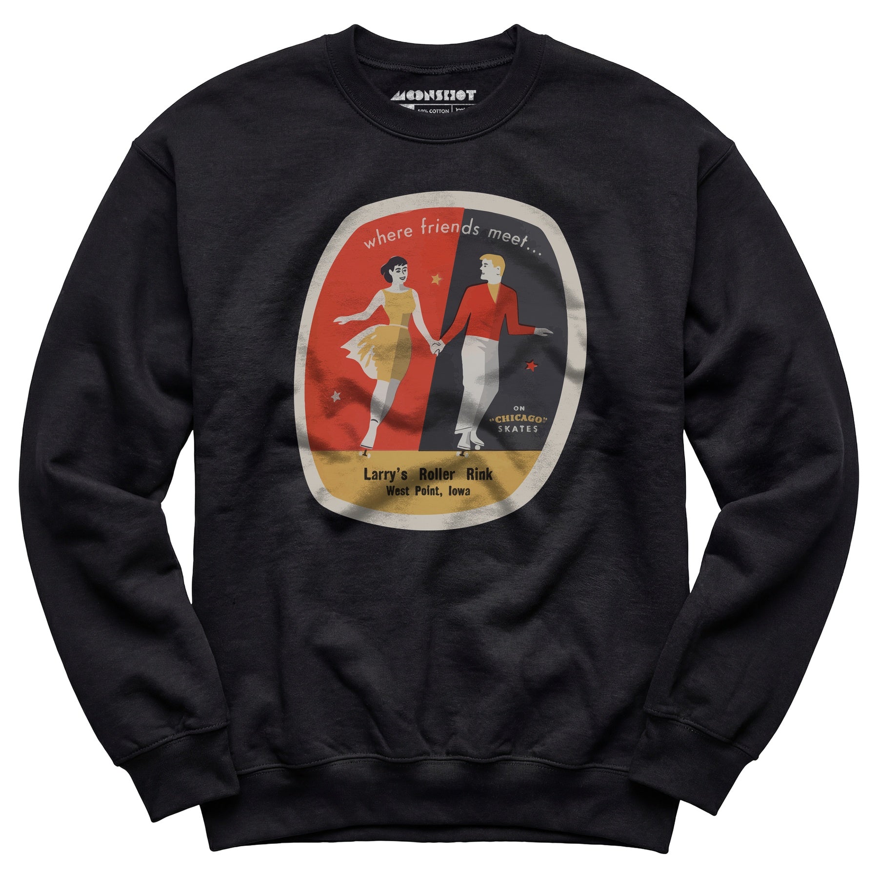 Larry's Roller Rink - West Point, IA - Vintage Roller Rink - Unisex Sweatshirt