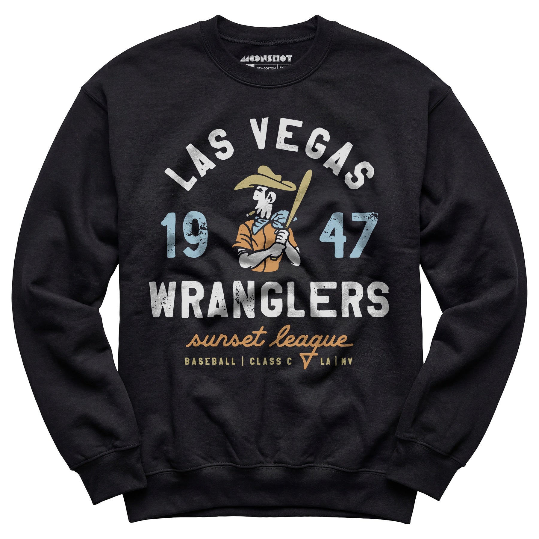 Las Vegas Wranglers - Nevada - Vintage Defunct Baseball Teams - Unisex Sweatshirt