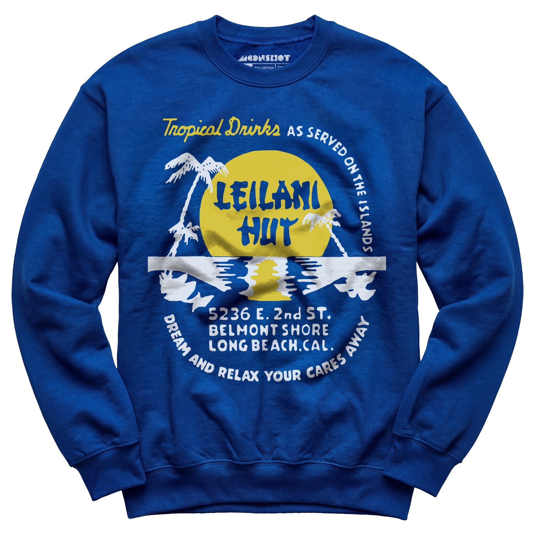 Leilani Hut - Long Beach, CA - Vintage Tiki Bar - Unisex Sweatshirt