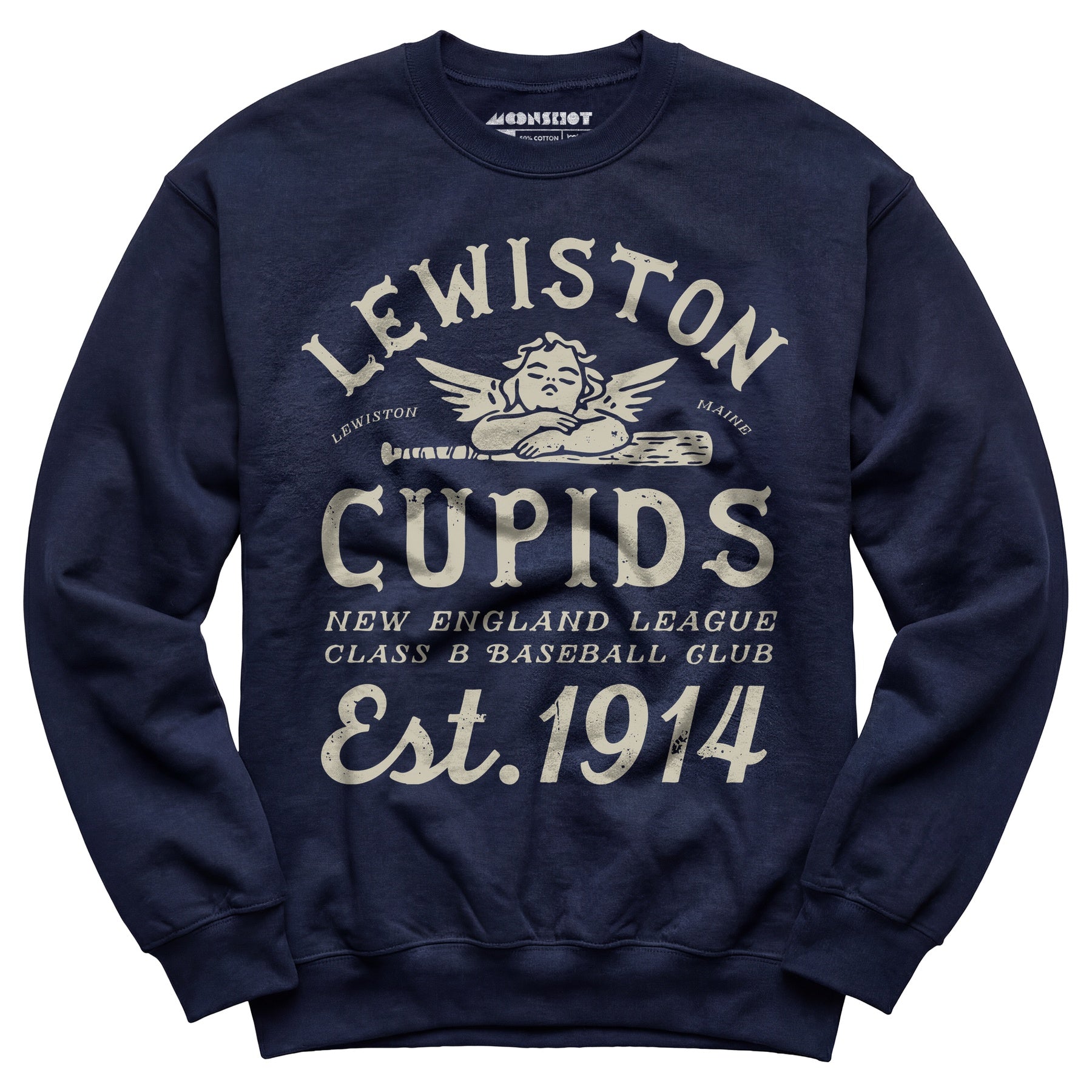 Lewiston Cupids - Maine - Vintage Defunct Baseball Teams - Unisex Sweatshirt