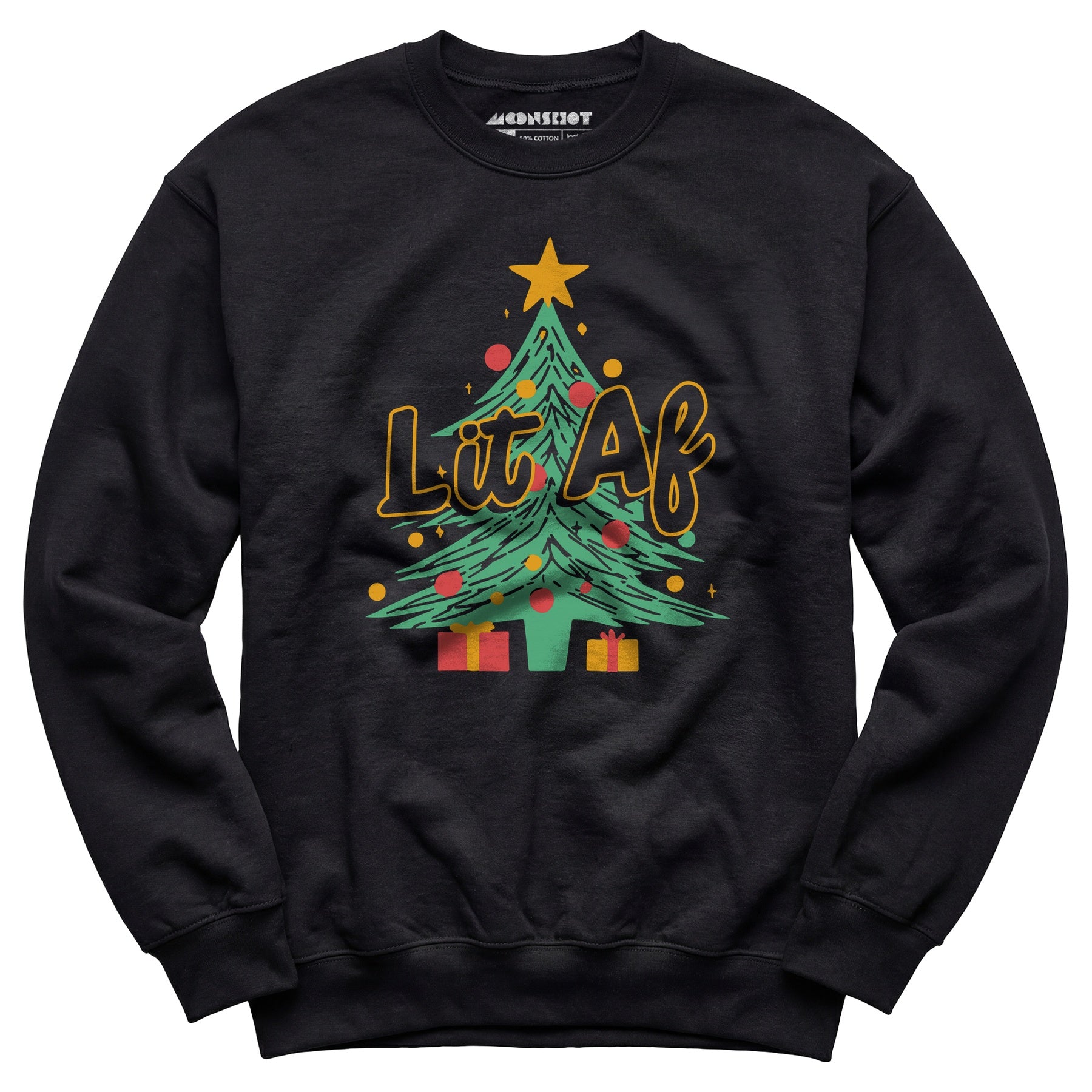 Lit AF Christmas Tree - Unisex Sweatshirt