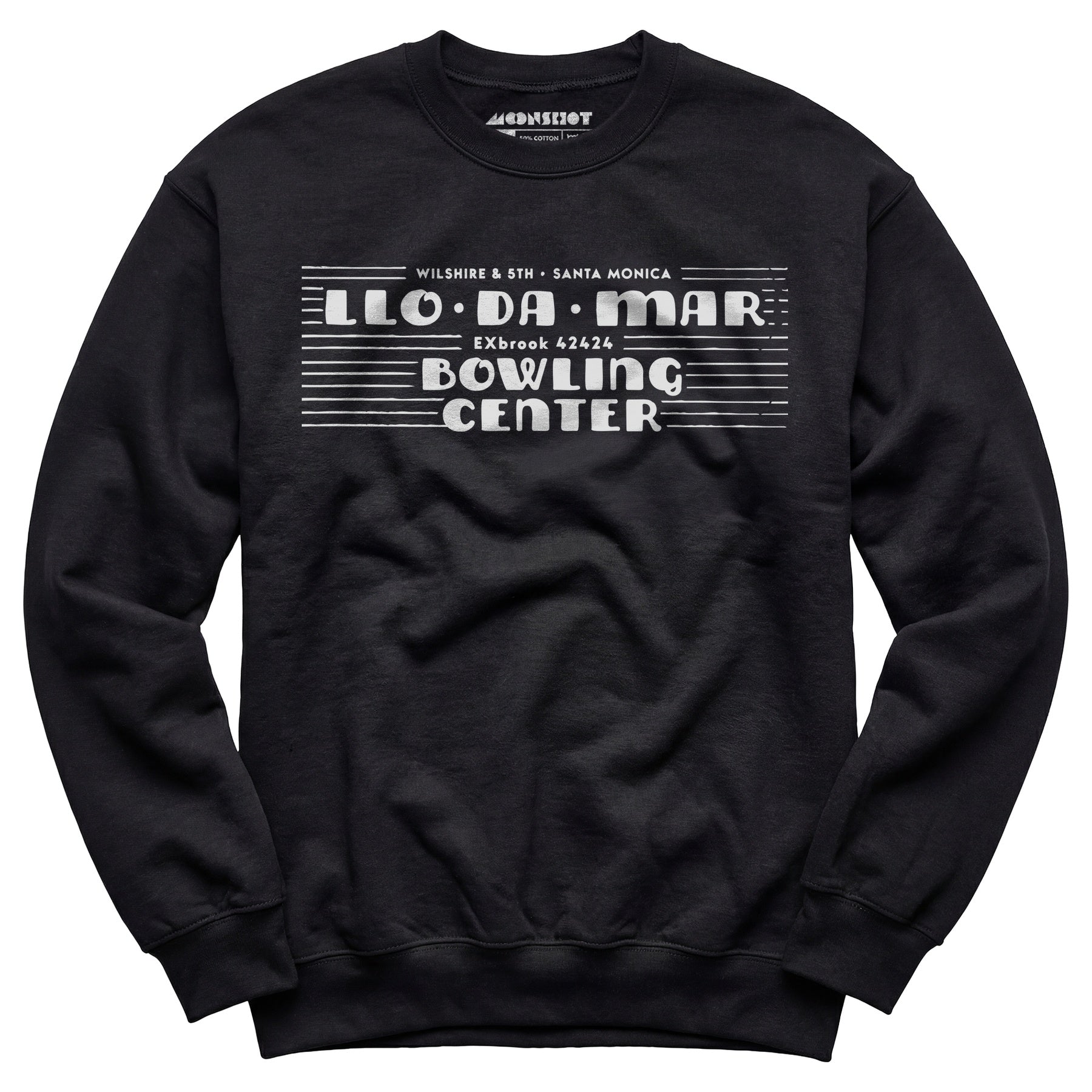 Llo-Da-Mar - Santa Monica, CA - Vintage Bowling Alley - Unisex Sweatshirt