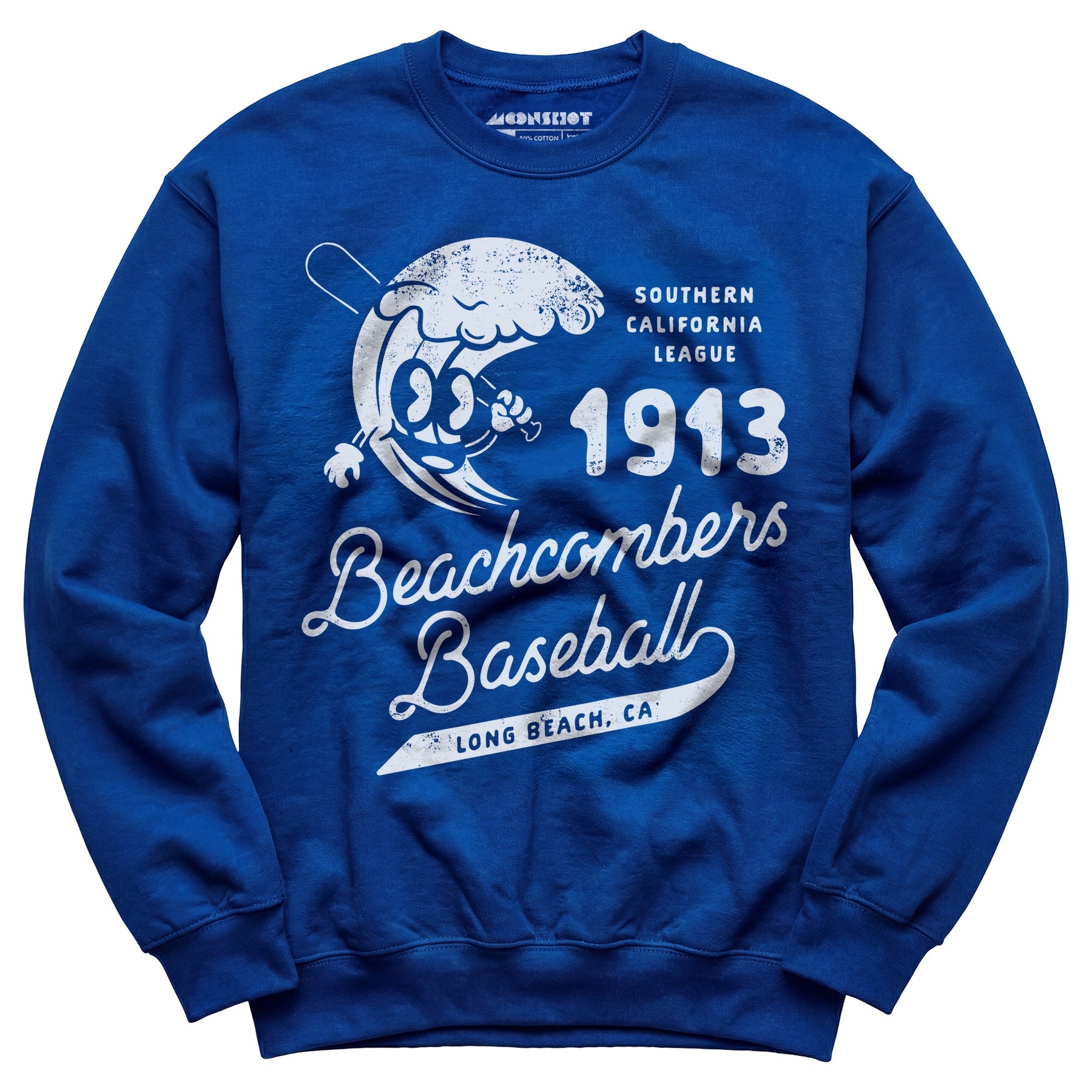 Long Beach Beachcombers - California - Vintage Defunct Baseball Teams - Unisex Sweatshirt