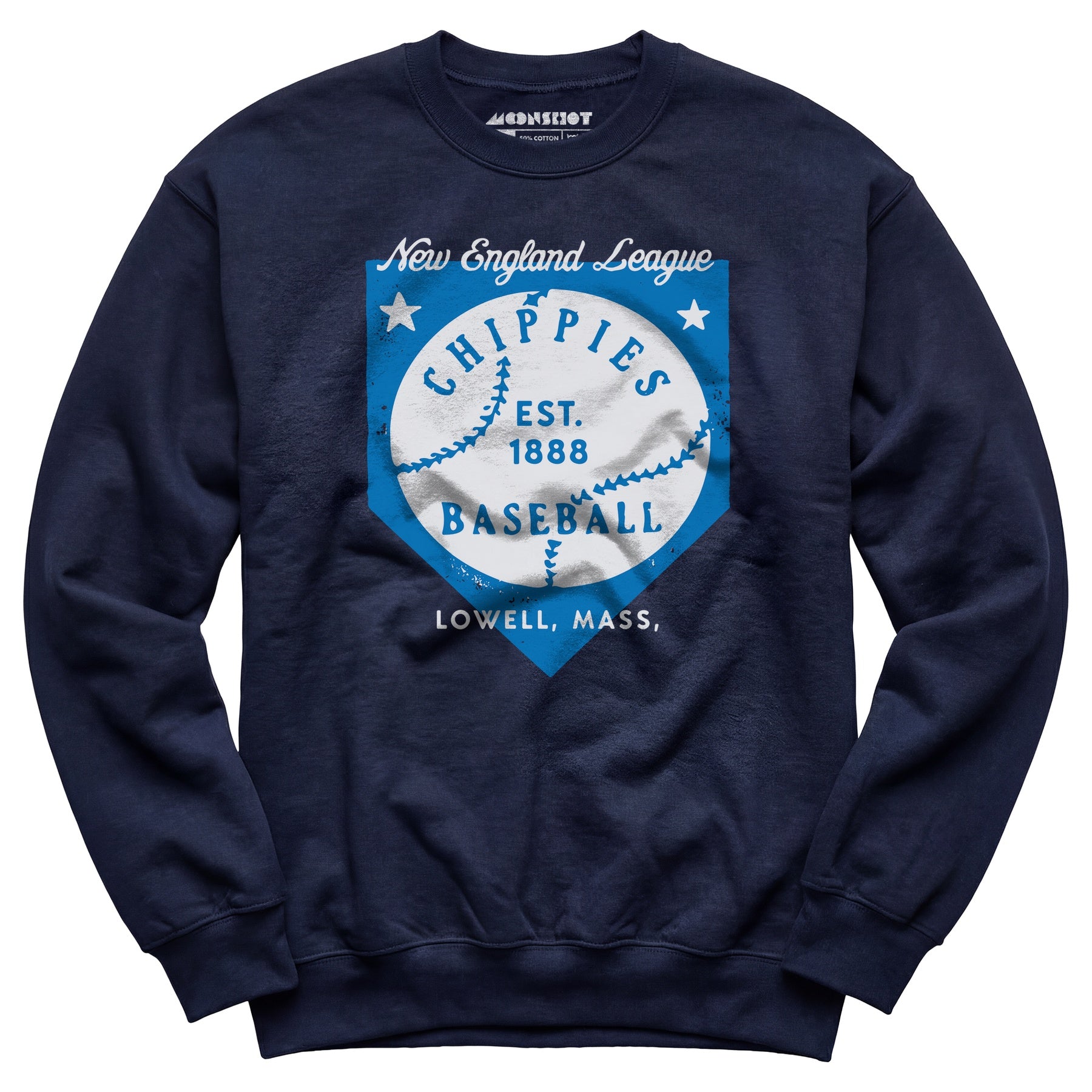 Lowell Chippies - Massachusetts - Vintage Defunct Baseball Teams - Unisex Sweatshirt