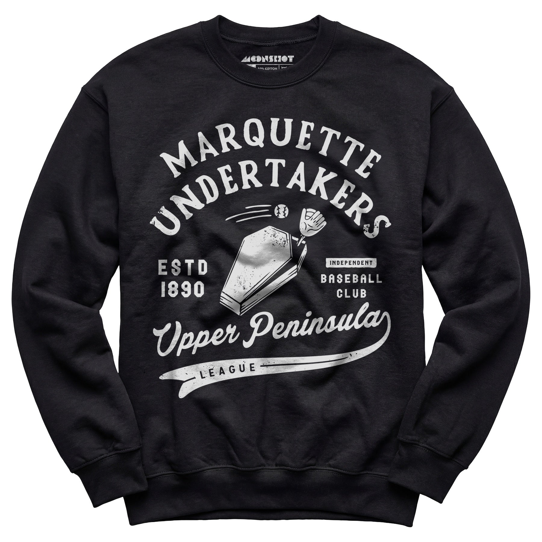 Marquette Undertakers - Michigan - Vintage Defunct Baseball Teams - Unisex Sweatshirt
