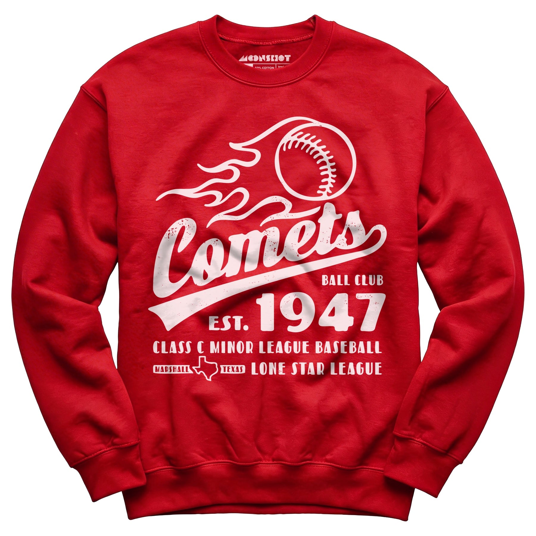 Marshall Comets - Texas - Vintage Defunct Baseball Teams - Unisex Sweatshirt