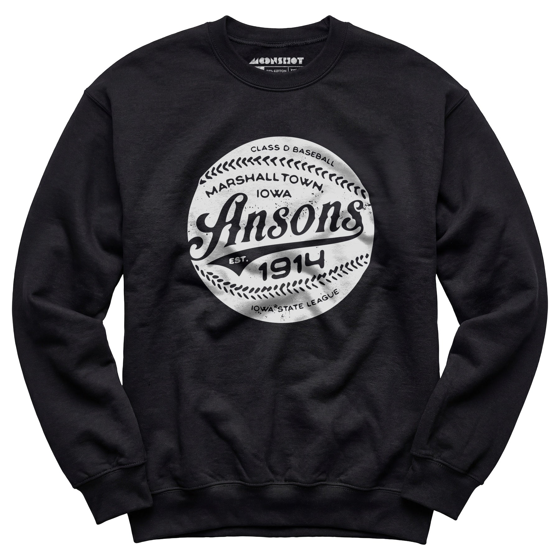 Marshalltown Ansons - Iowa - Vintage Defunct Baseball Teams - Unisex Sweatshirt
