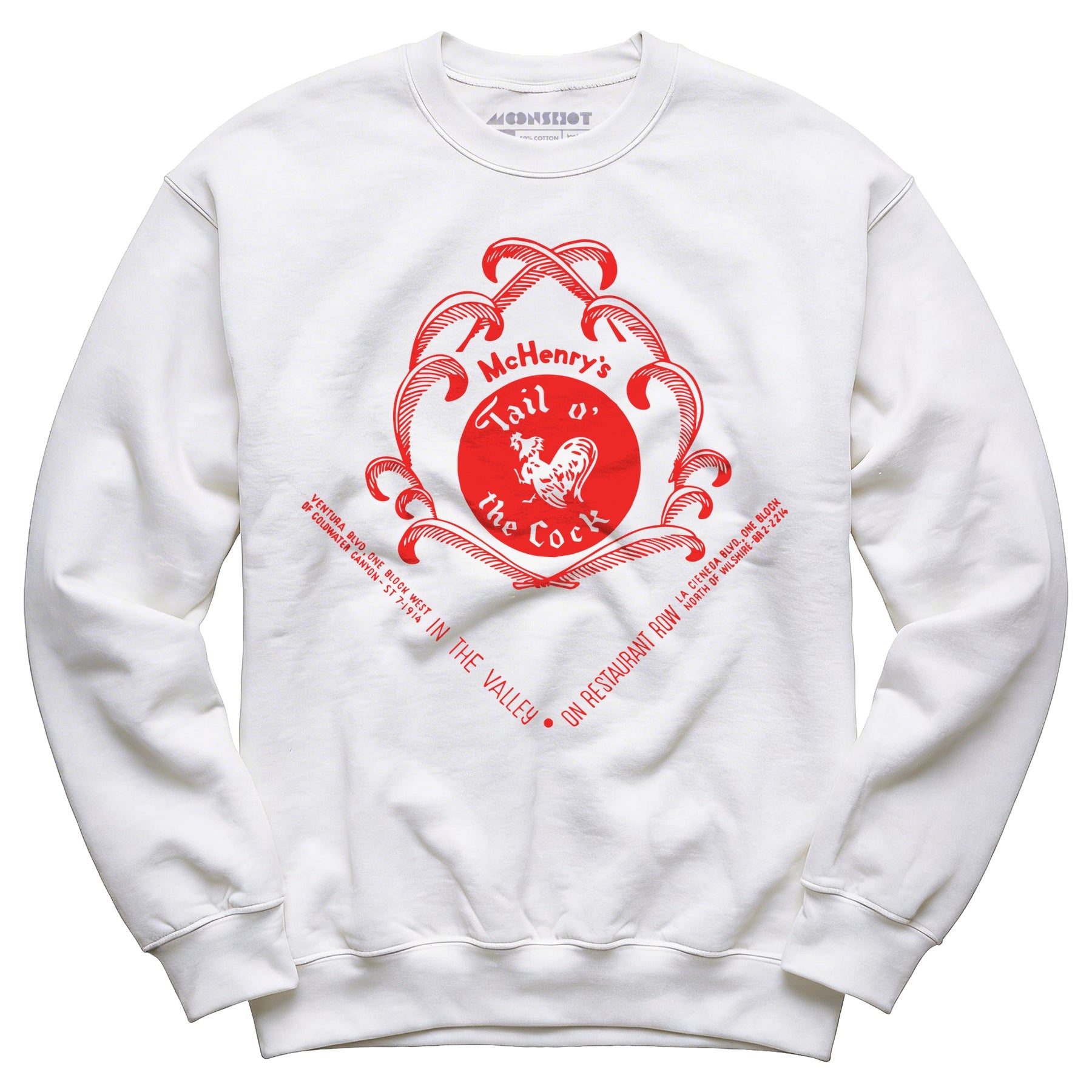 McHenry's Tail o' the Cock v2 - Los Angeles, CA - Vintage Restaurant - Unisex Sweatshirt