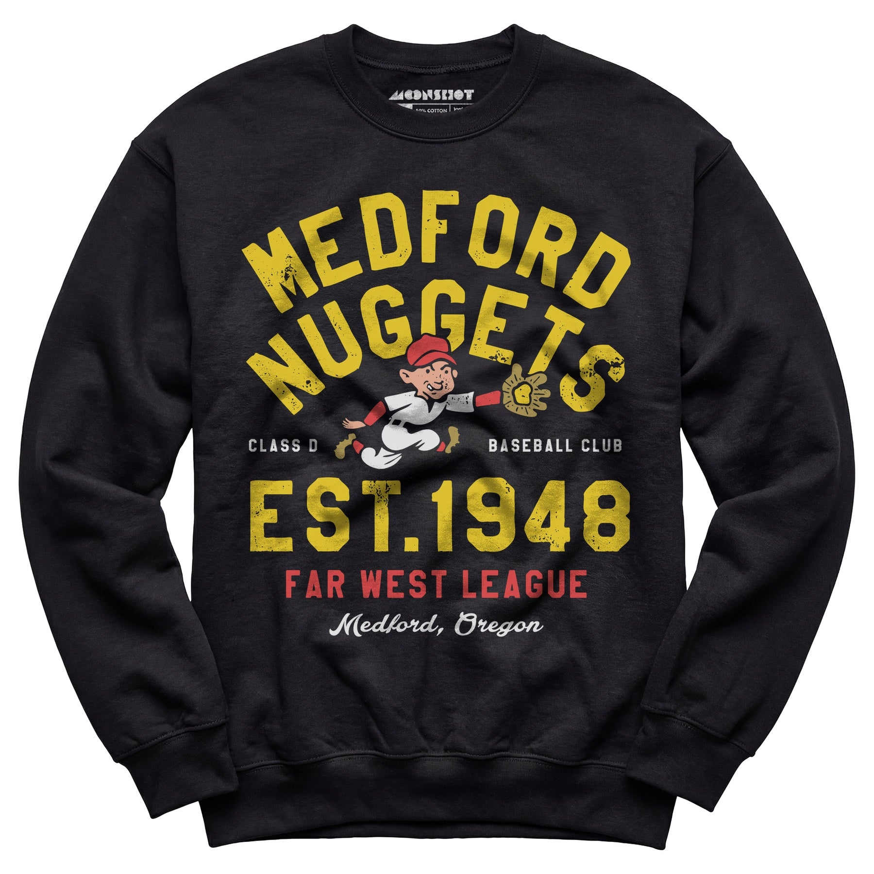 Medford Nuggets - Oregon - Vintage Defunct Baseball Teams - Unisex Sweatshirt