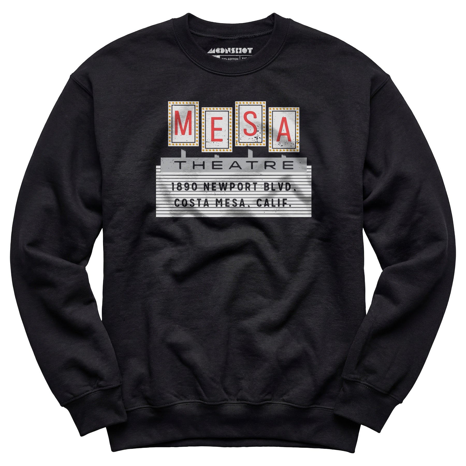 Mesa Theatre - Costa Mesa, CA - Vintage Movie Theatre - Unisex Sweatshirt
