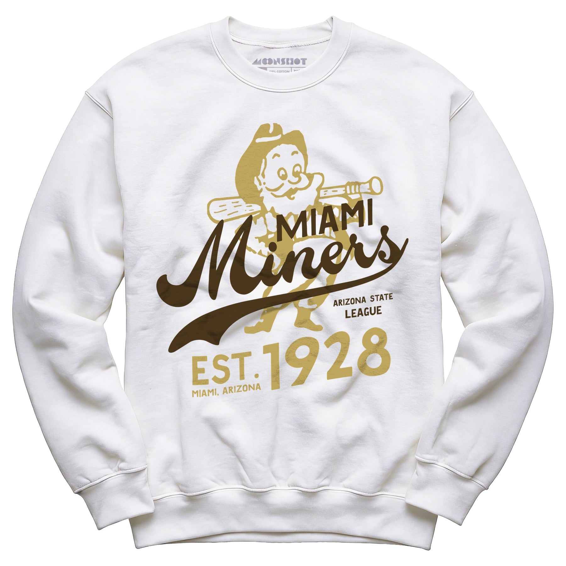 Miami Miners - Arizona - Vintage Defunct Baseball Teams - Unisex Sweatshirt
