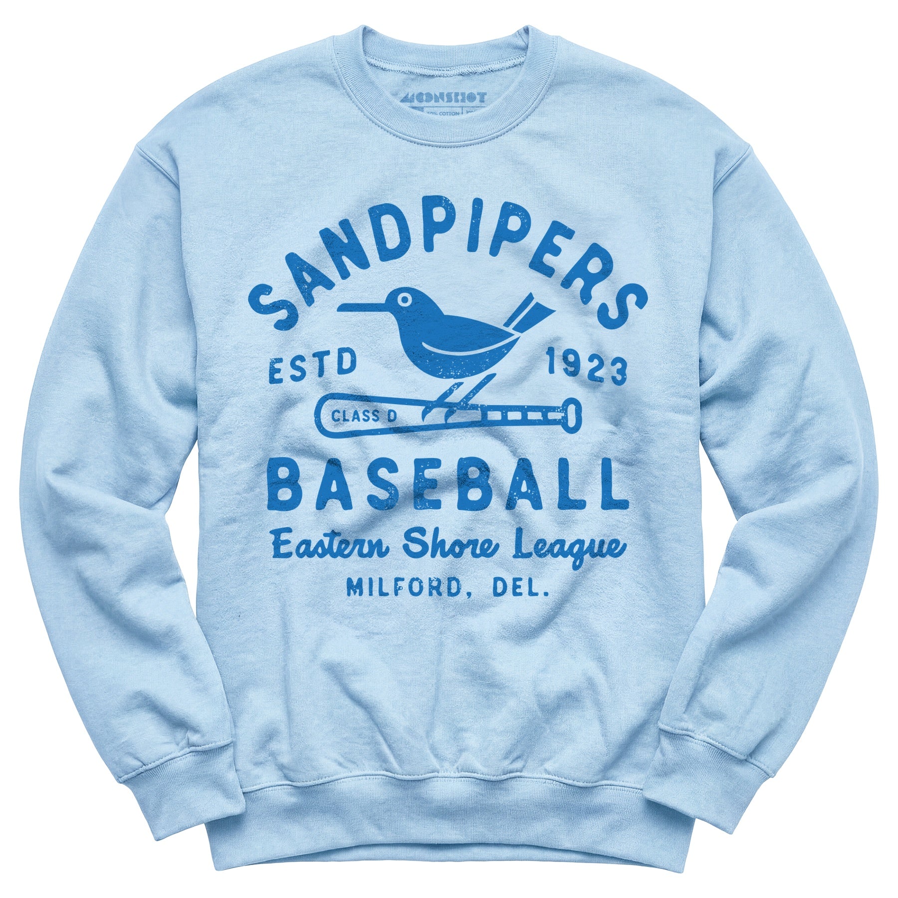 Milford Sandpipers - Delaware - Vintage Defunct Baseball Teams - Unisex Sweatshirt