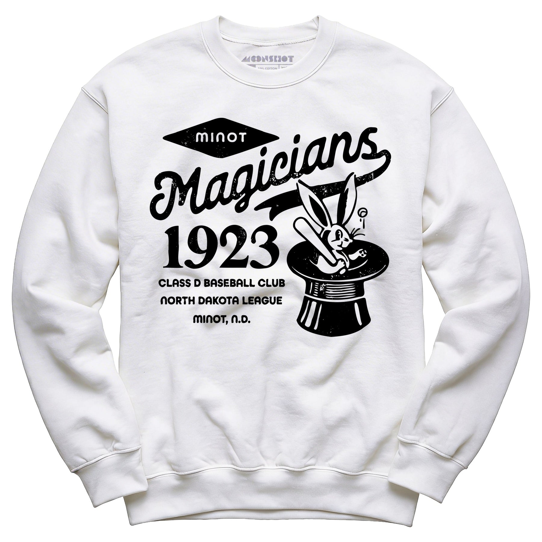 Minot Magicians - North Dakota - Vintage Defunct Baseball Teams - Unisex Sweatshirt