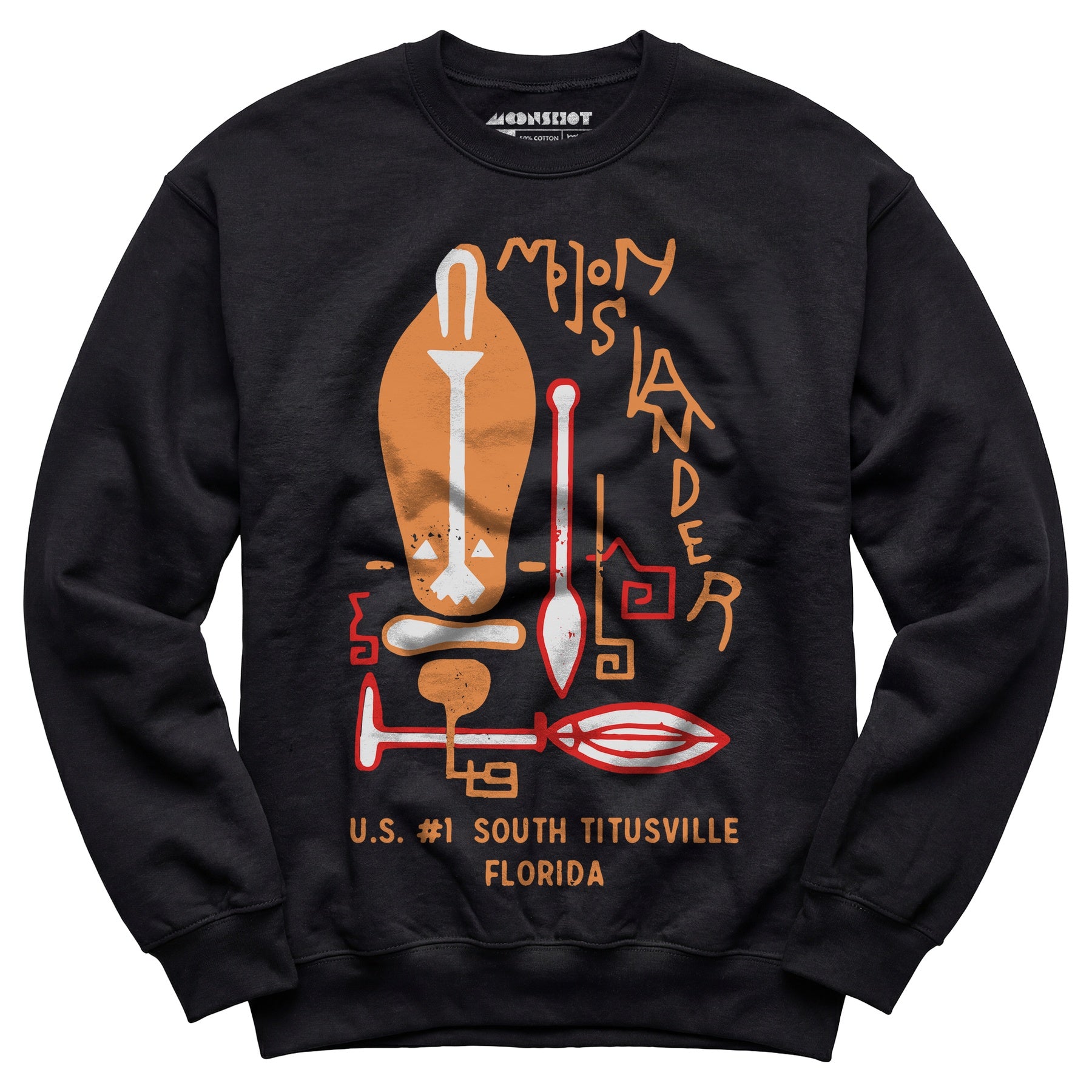 Moon Islander - Titusville, FL - Vintage Tiki Bar - Unisex Sweatshirt