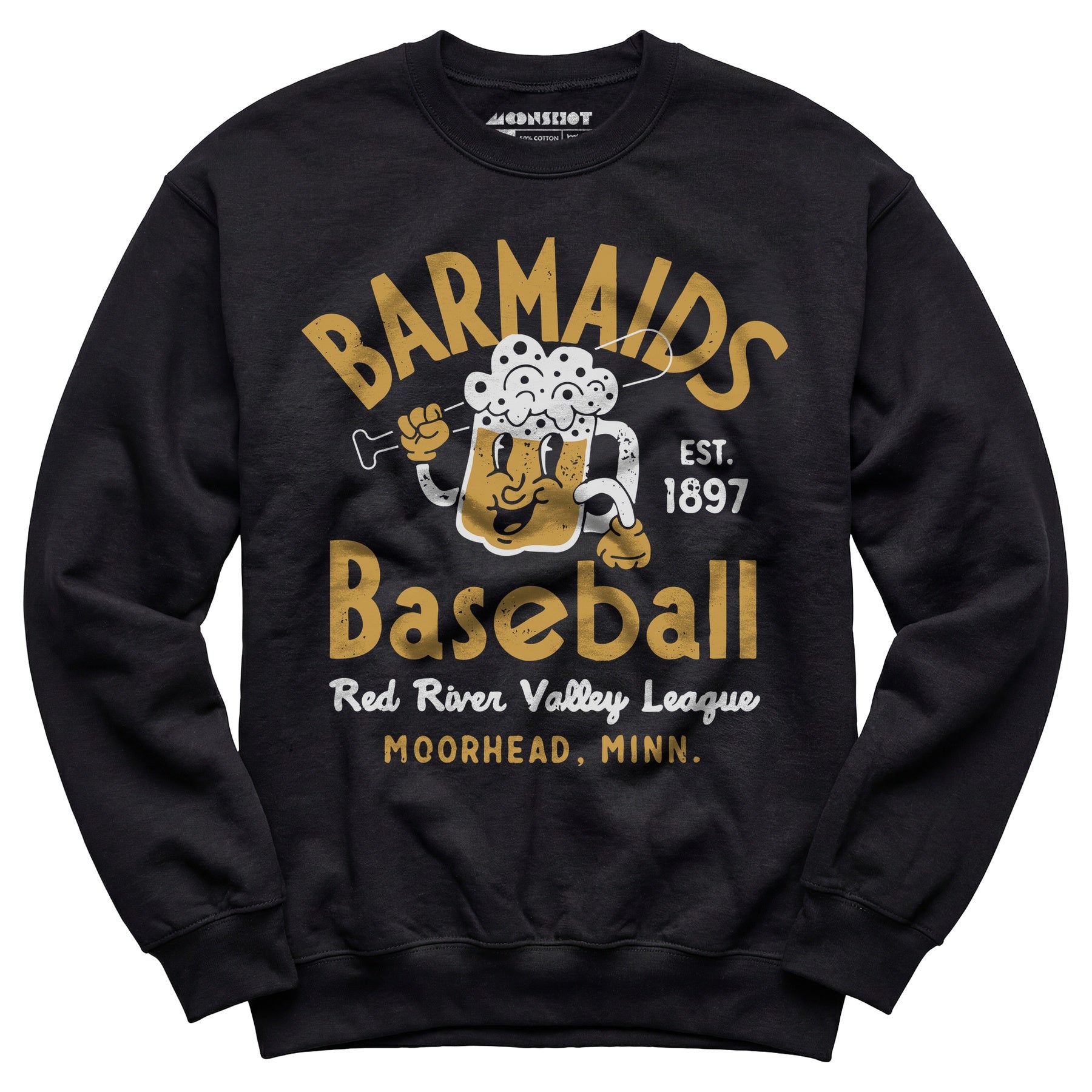 Moorhead Barmaids - Minnesota - Vintage Defunct Baseball Teams - Unisex Sweatshirt