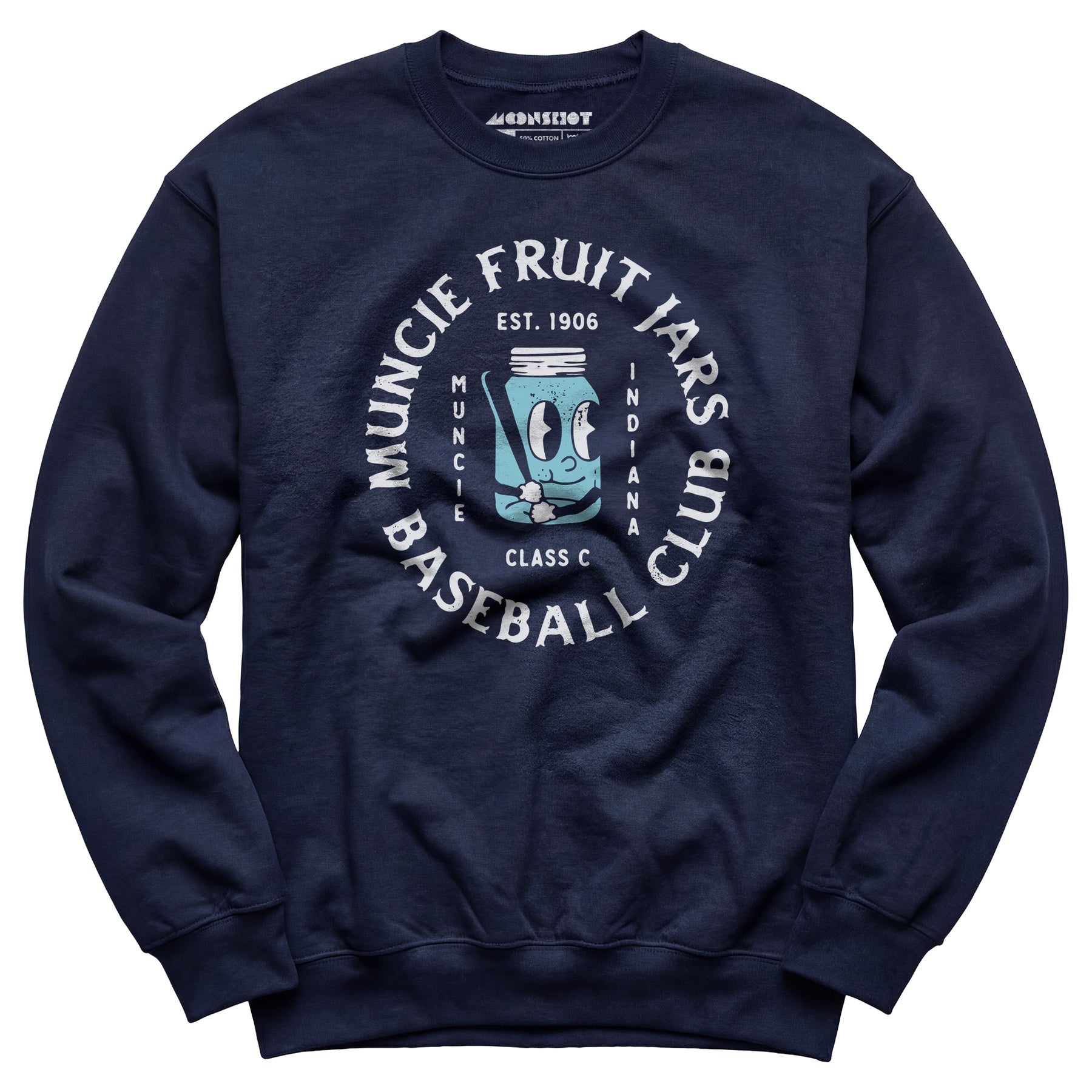 Muncie Fruit Jars - Indiana - Vintage Defunct Baseball Teams - Unisex Sweatshirt