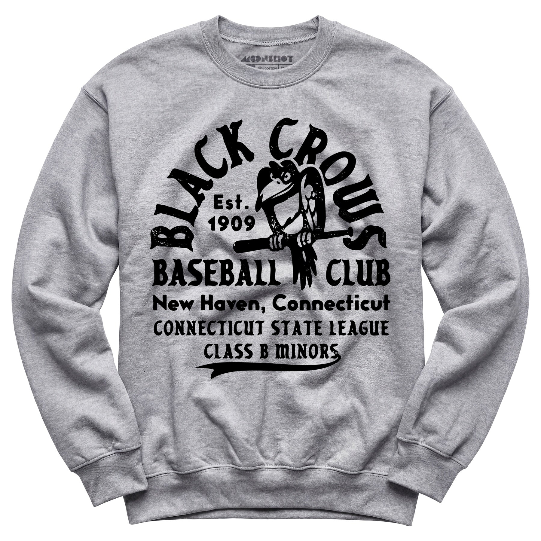 New Haven Black Crows - Connecticut - Vintage Defunct Baseball Teams - Unisex Sweatshirt