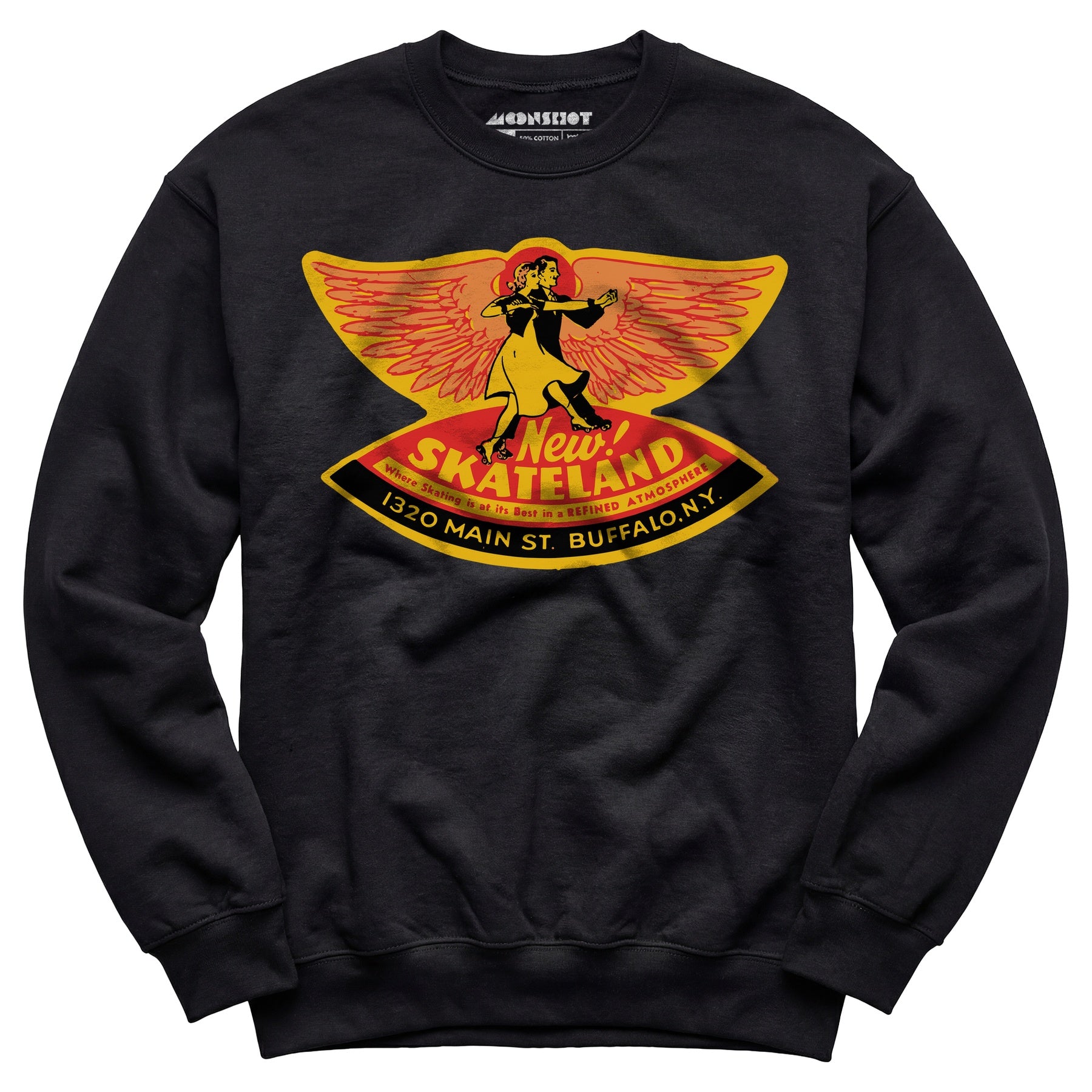 New Skateland - Buffalo, NY - Vintage Roller Rink - Unisex Sweatshirt