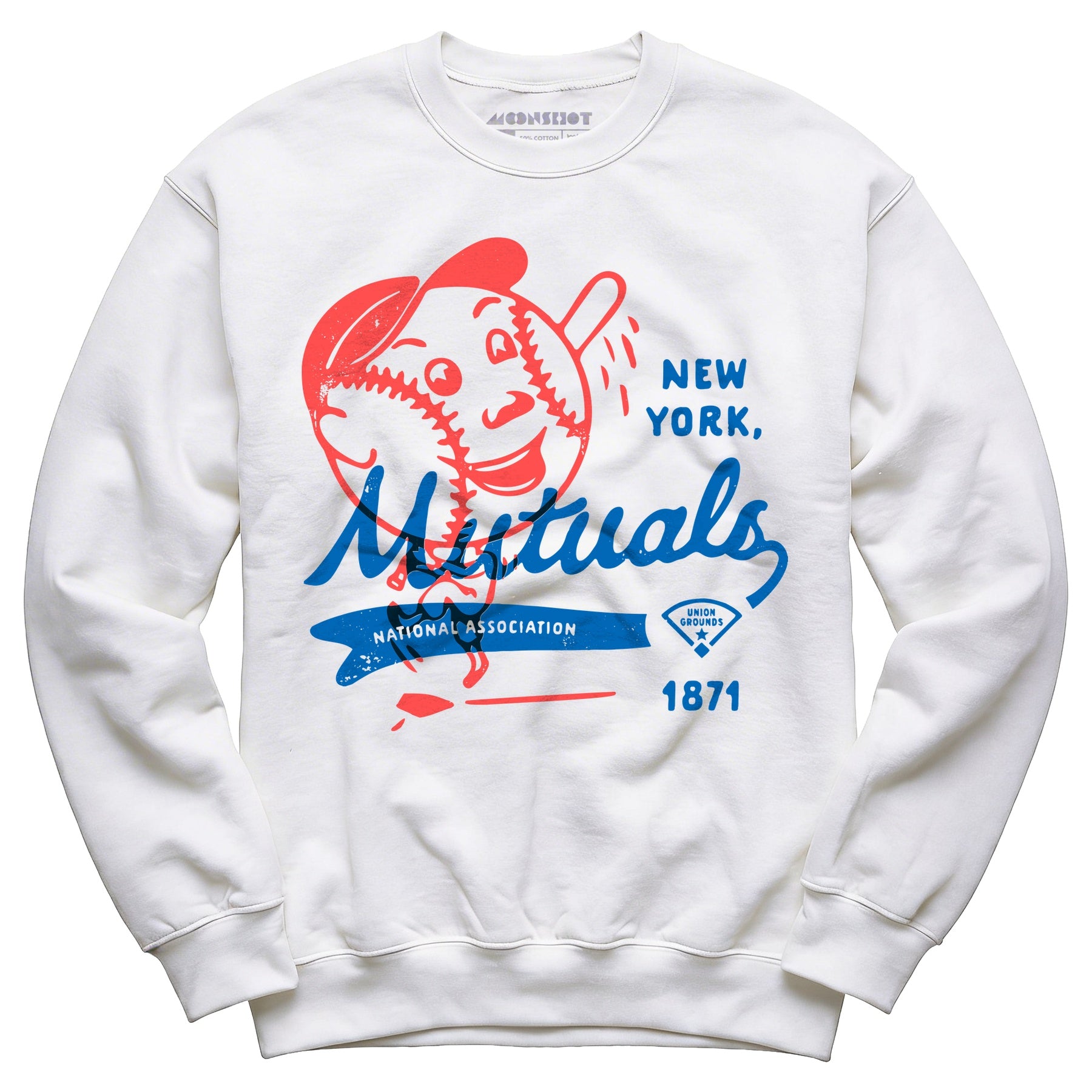 New York Mutuals - Vintage Defunct Baseball Teams - Unisex Sweatshirt