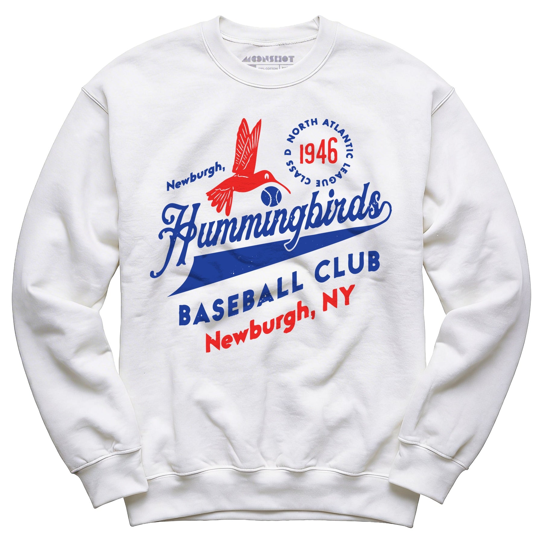 Newburgh Hummingbirds - New York - Vintage Defunct Baseball Teams - Unisex Sweatshirt