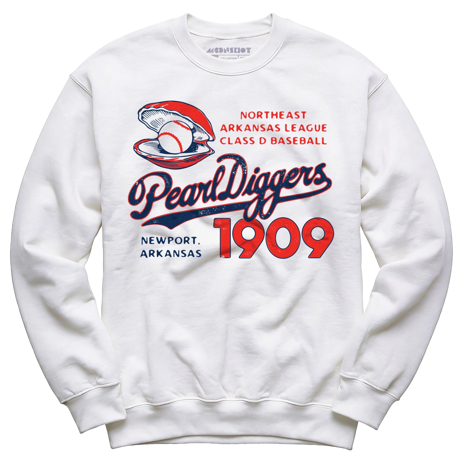 Newport Pearl Diggers - Arkansas - Vintage Defunct Baseball Teams - Unisex Sweatshirt