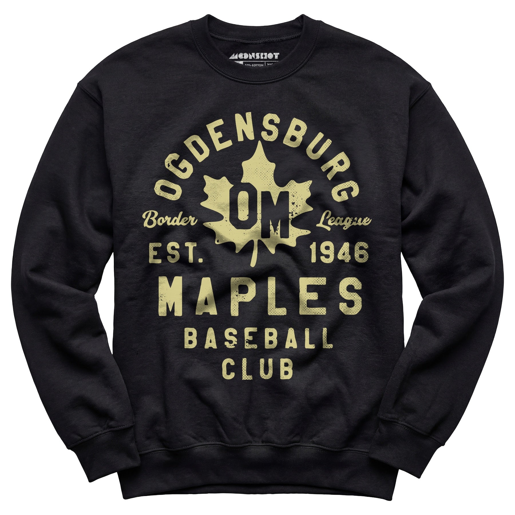 Ogdensburg Maples - New York - Vintage Defunct Baseball Teams - Unisex Sweatshirt