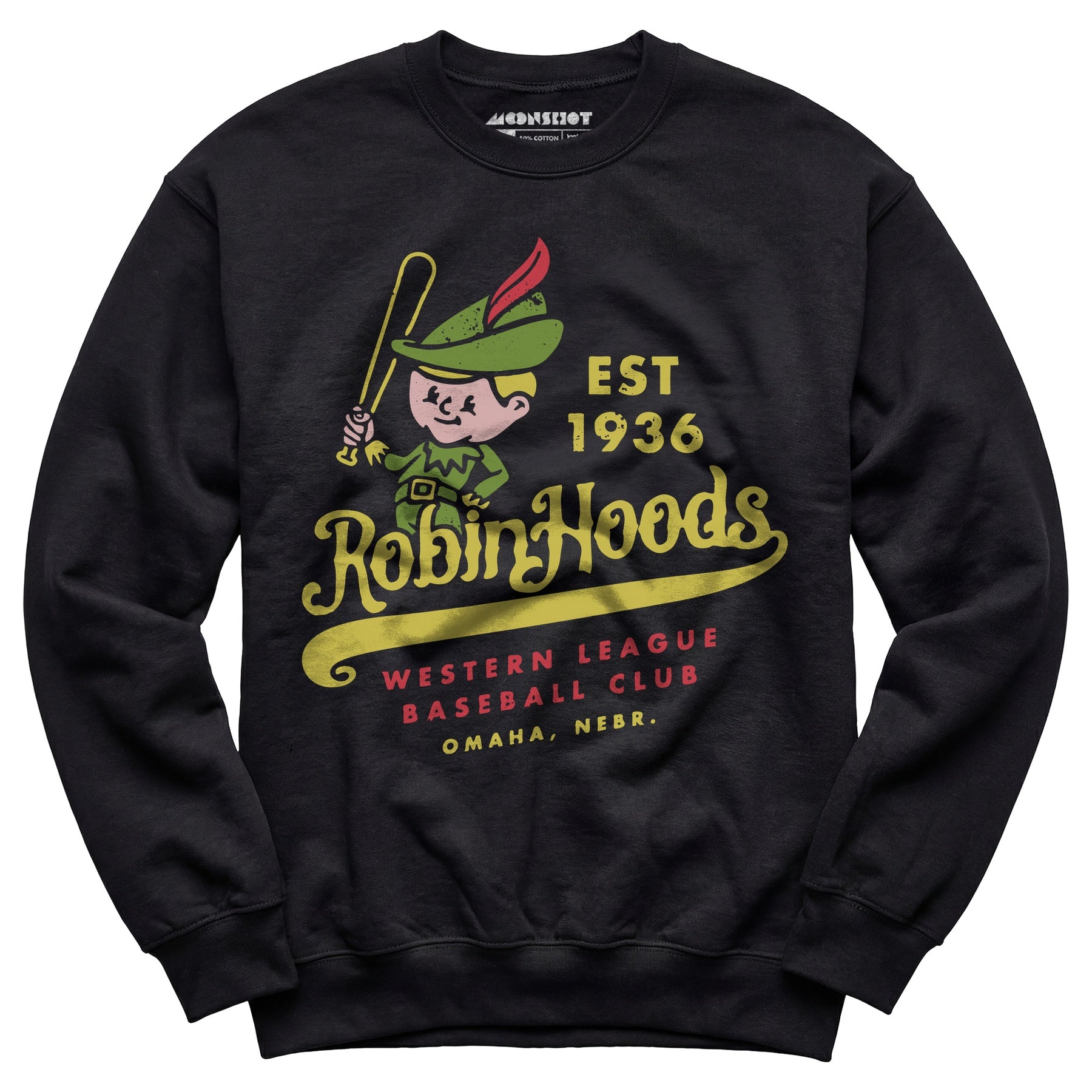 Omaha Robin Hoods - Nebraska - Vintage Defunct Baseball Teams - Unisex Sweatshirt