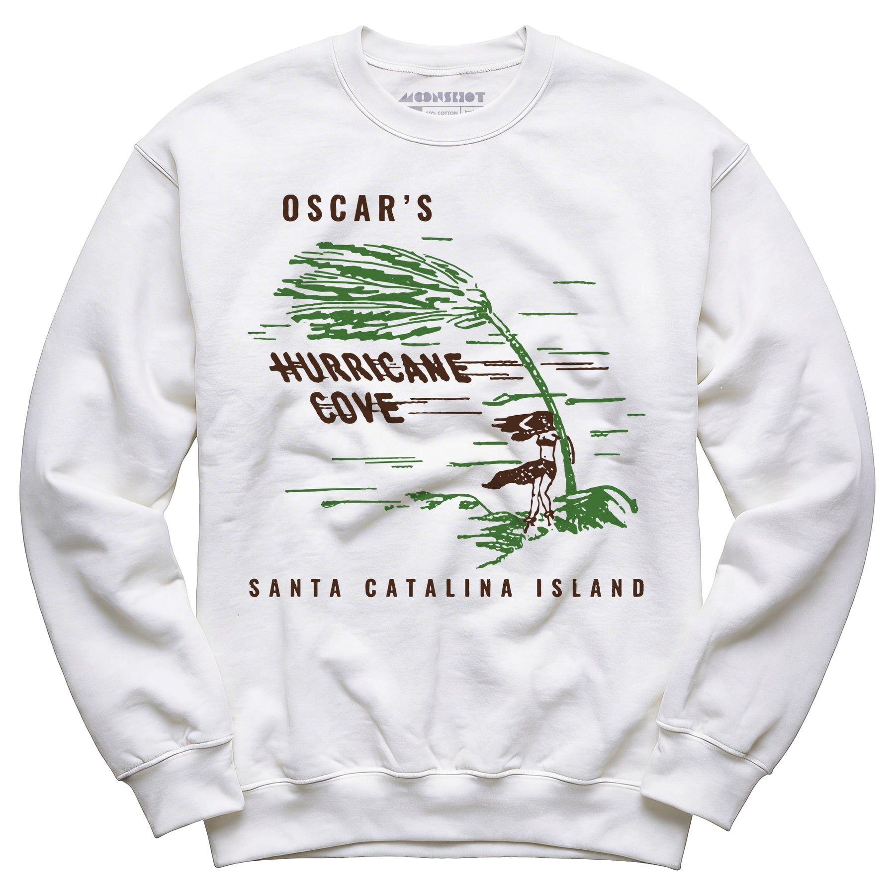 Oscar's Hurricane Cove - Catalina Island, CA - Vintage Tiki Bar - Unisex Sweatshirt