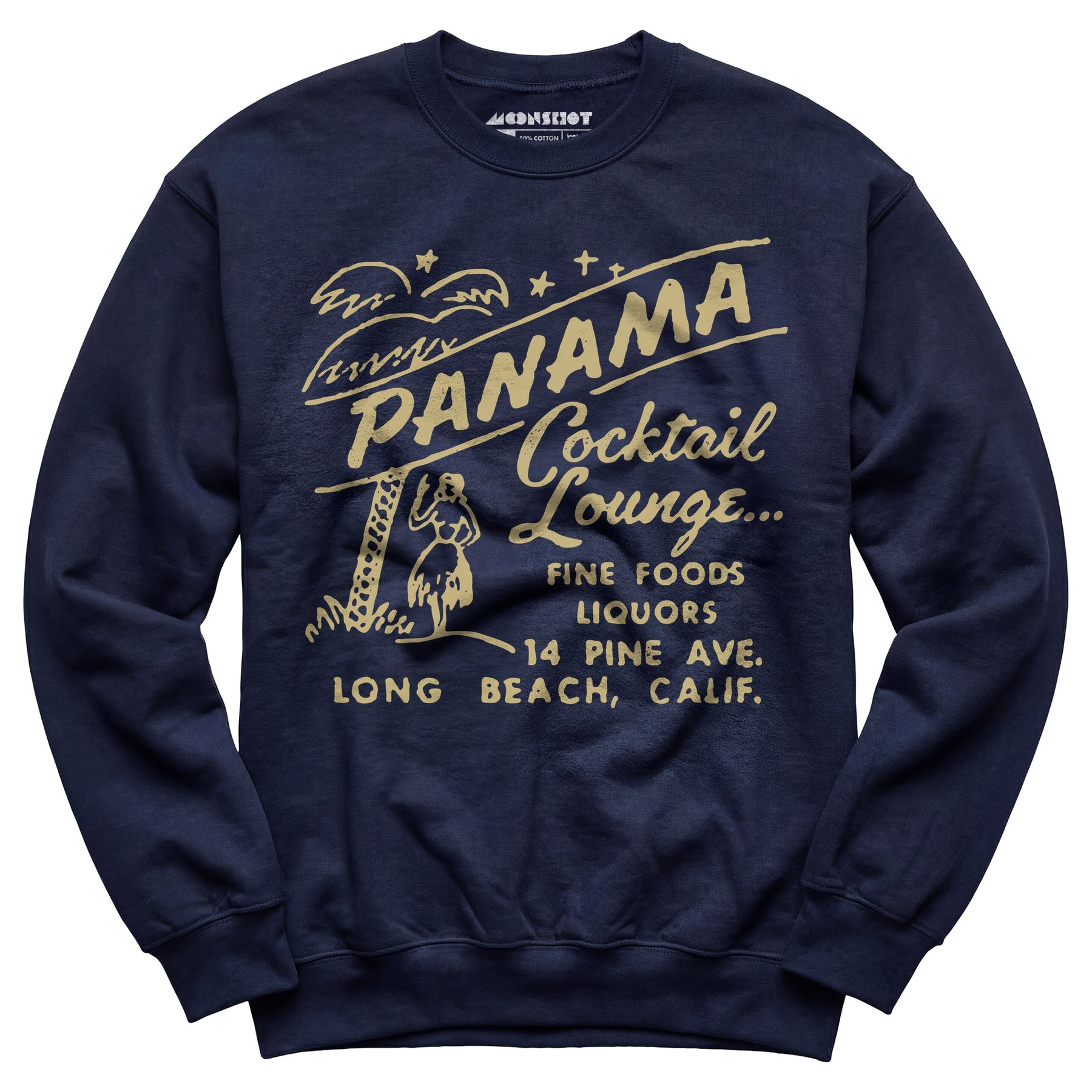 Panama Cocktail Lounge - Long Beach, CA - Vintage Tiki Bar - Unisex Sweatshirt