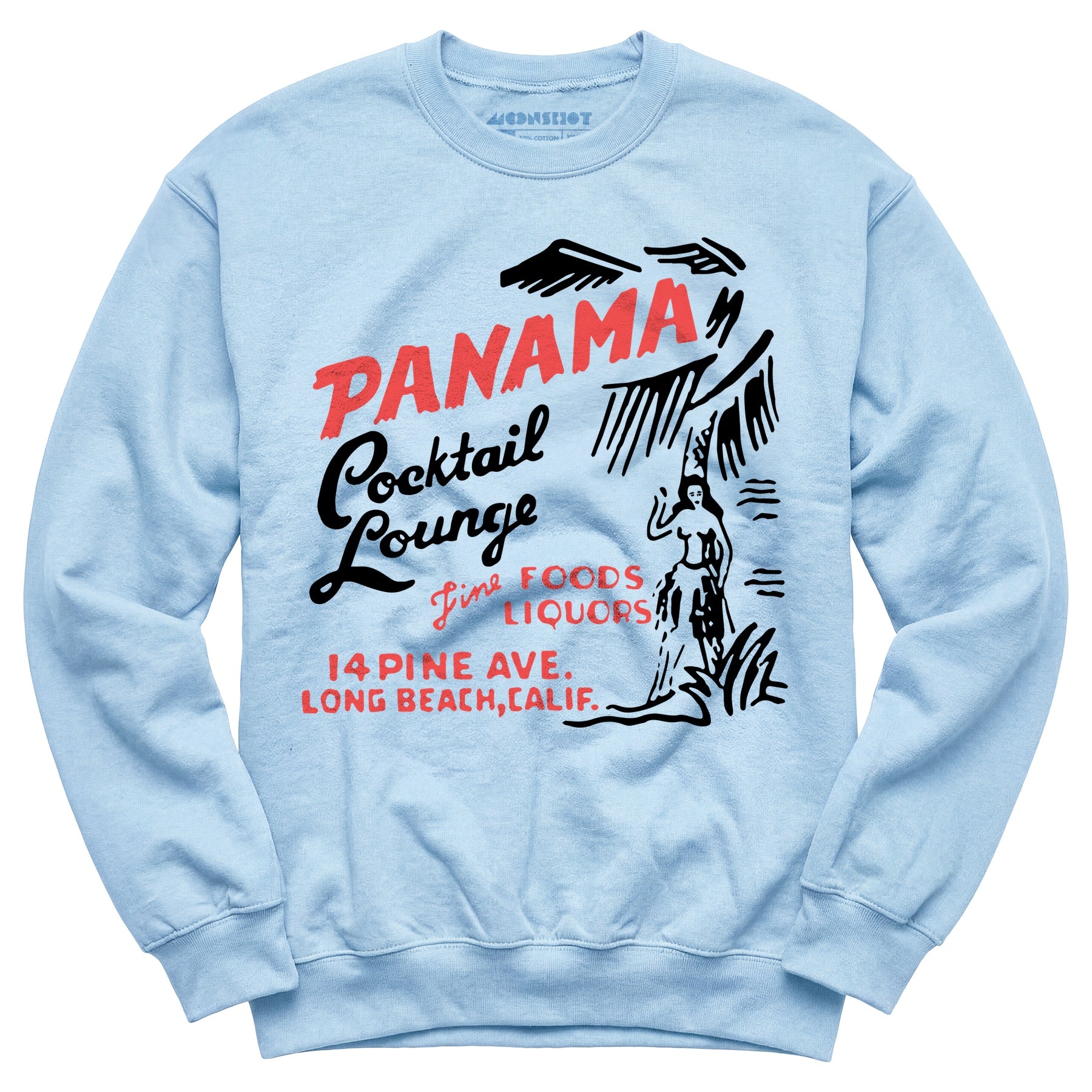 Panama Cocktail Lounge v2 - Long Beach, CA - Vintage Tiki Bar - Unisex Sweatshirt
