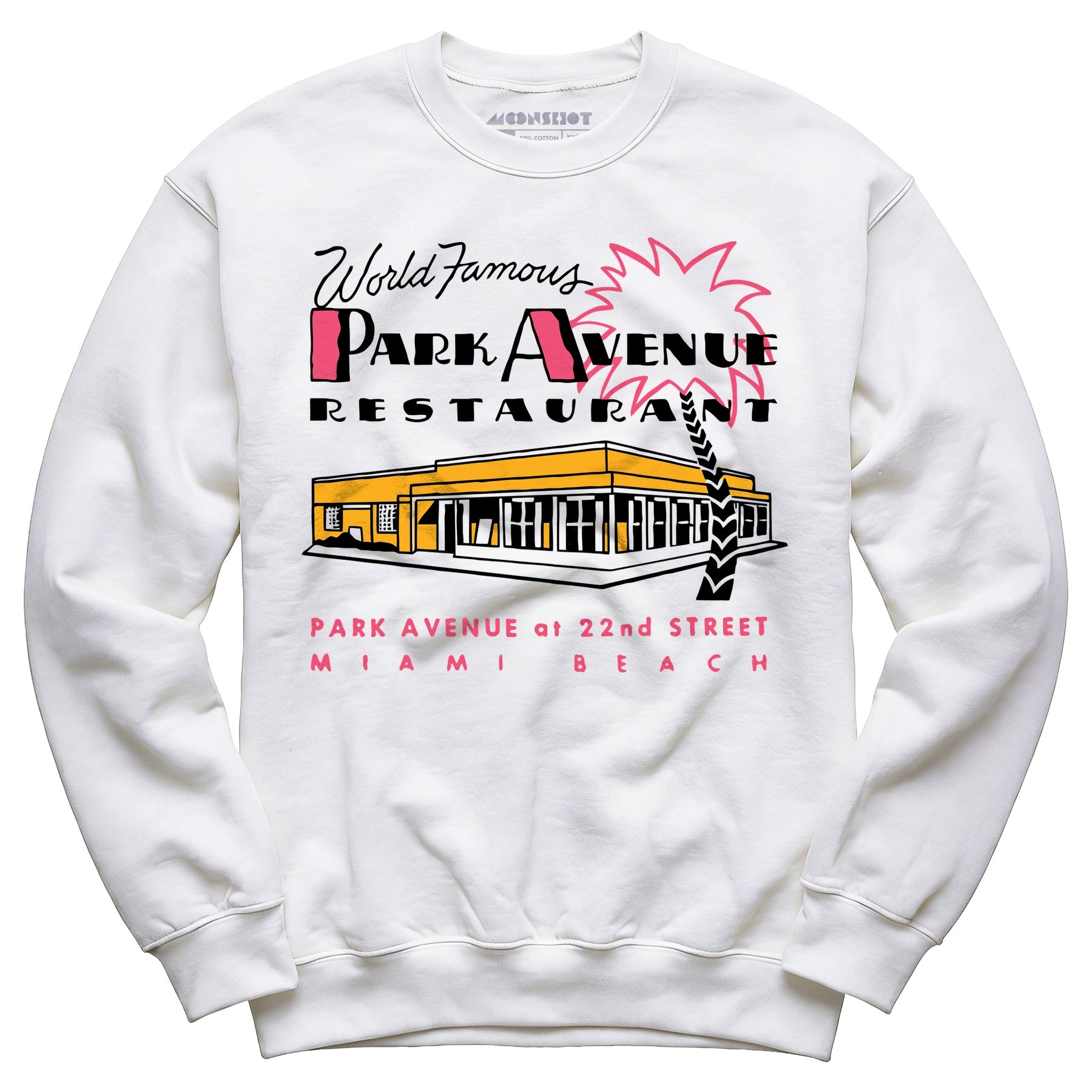 Park Avenue - Miami Beach, FL - Vintage Restaurant - Unisex Sweatshirt