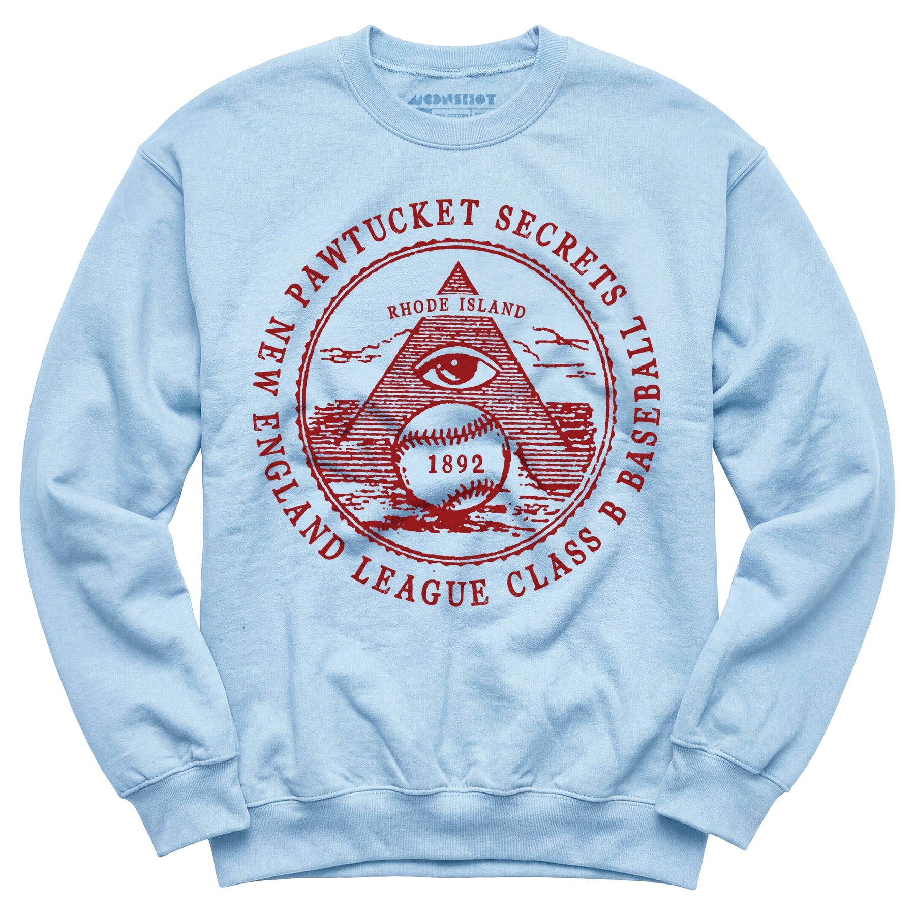 Pawtucket Secrets - Rhode Island - Vintage Defunct Baseball Teams - Unisex Sweatshirt