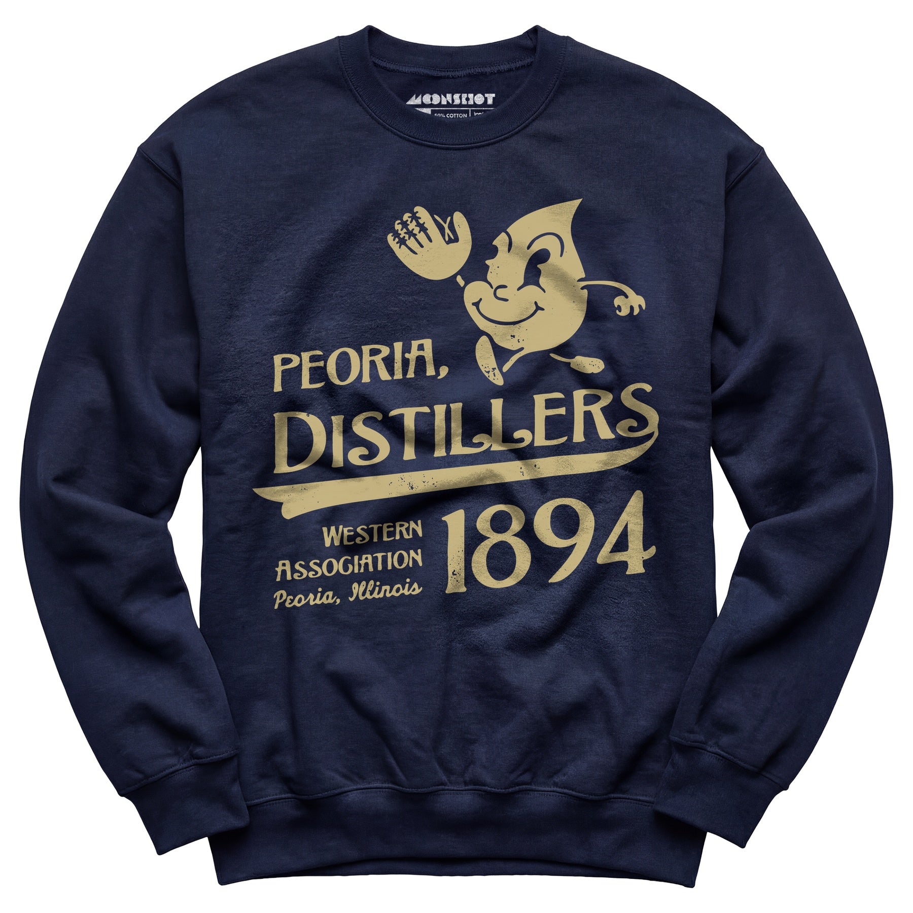 Peoria Distillers - Illinois - Vintage Defunct Baseball Teams - Unisex Sweatshirt