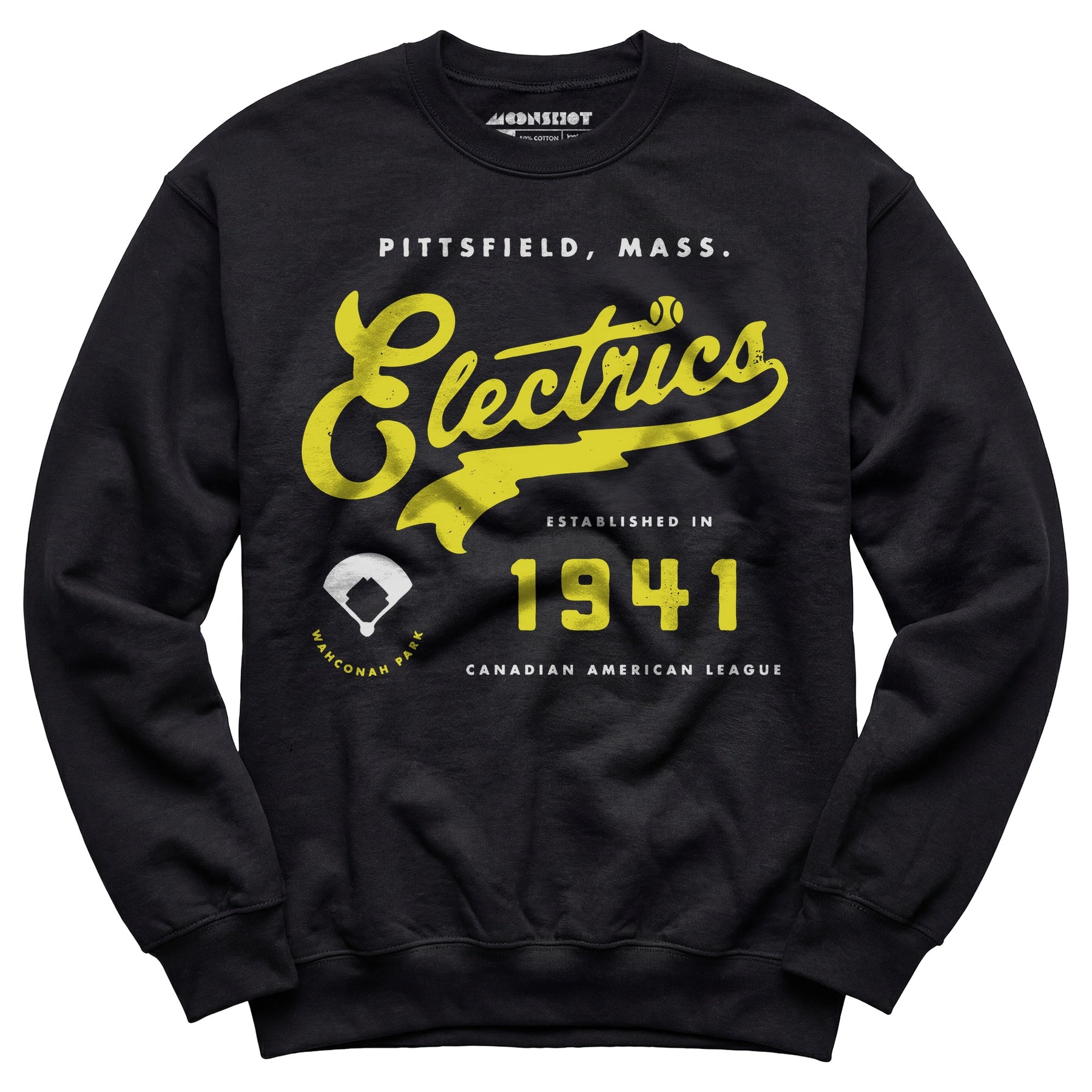 Pittsfield Electrics - Massachusetts - Vintage Defunct Baseball Teams - Unisex Sweatshirt