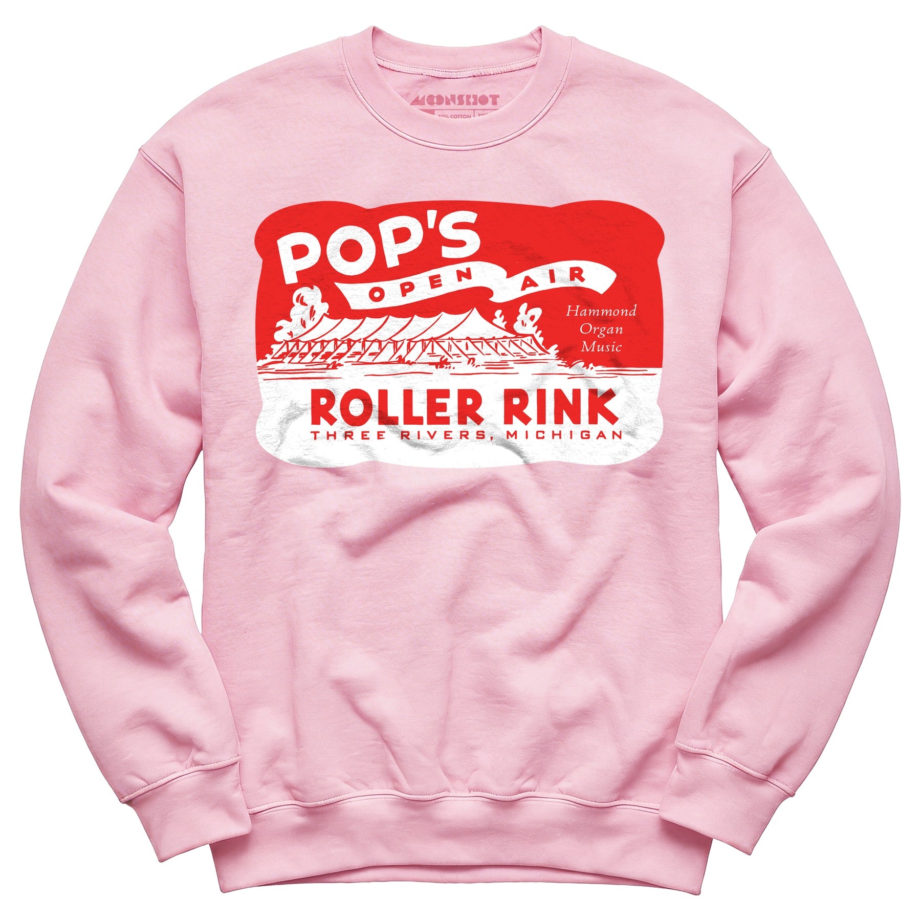 Pop's - Three Rivers, MI - Vintage Roller Rink - Unisex Sweatshirt