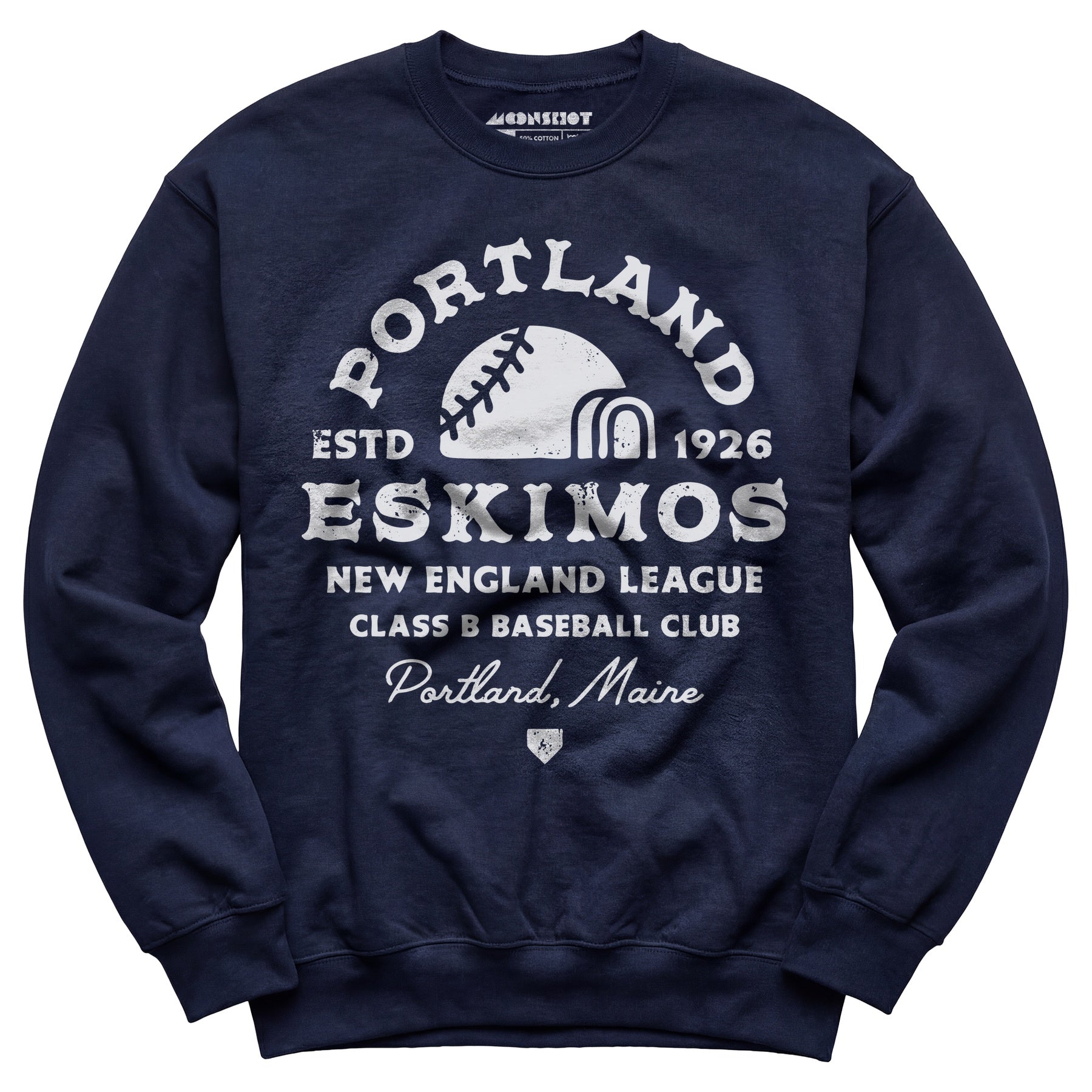 Portland Eskimos - Maine - Vintage Defunct Baseball Teams - Unisex Sweatshirt