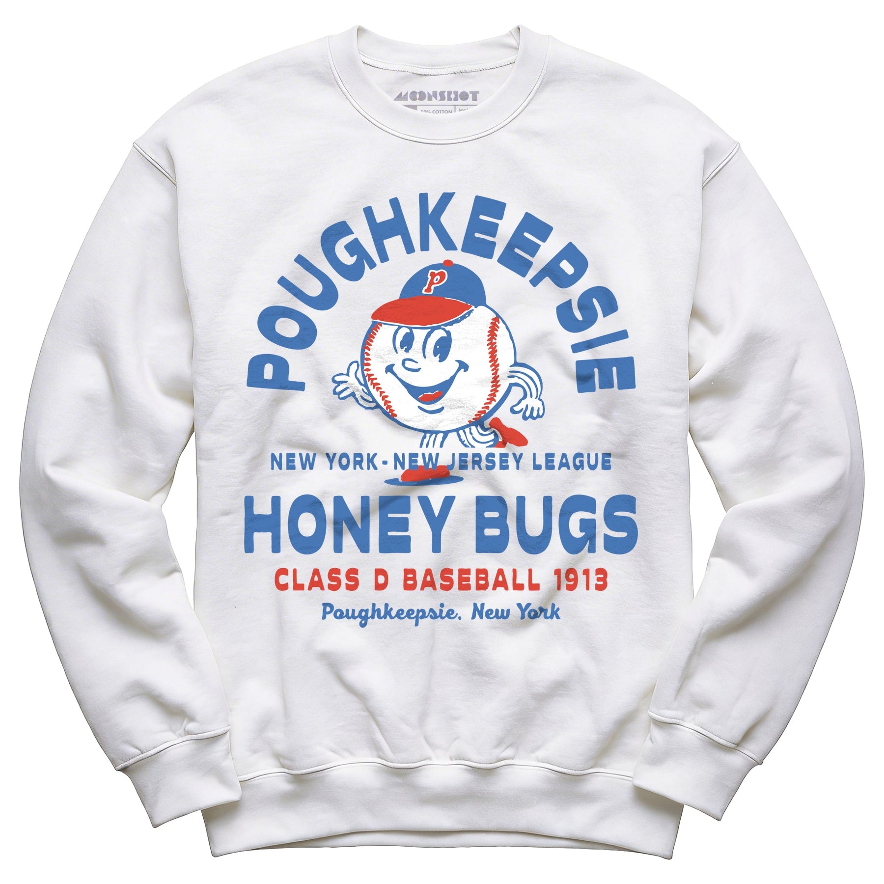 Poughkeepsie Honey Bugs - New Jersey - Vintage Defunct Baseball Teams - Unisex Sweatshirt