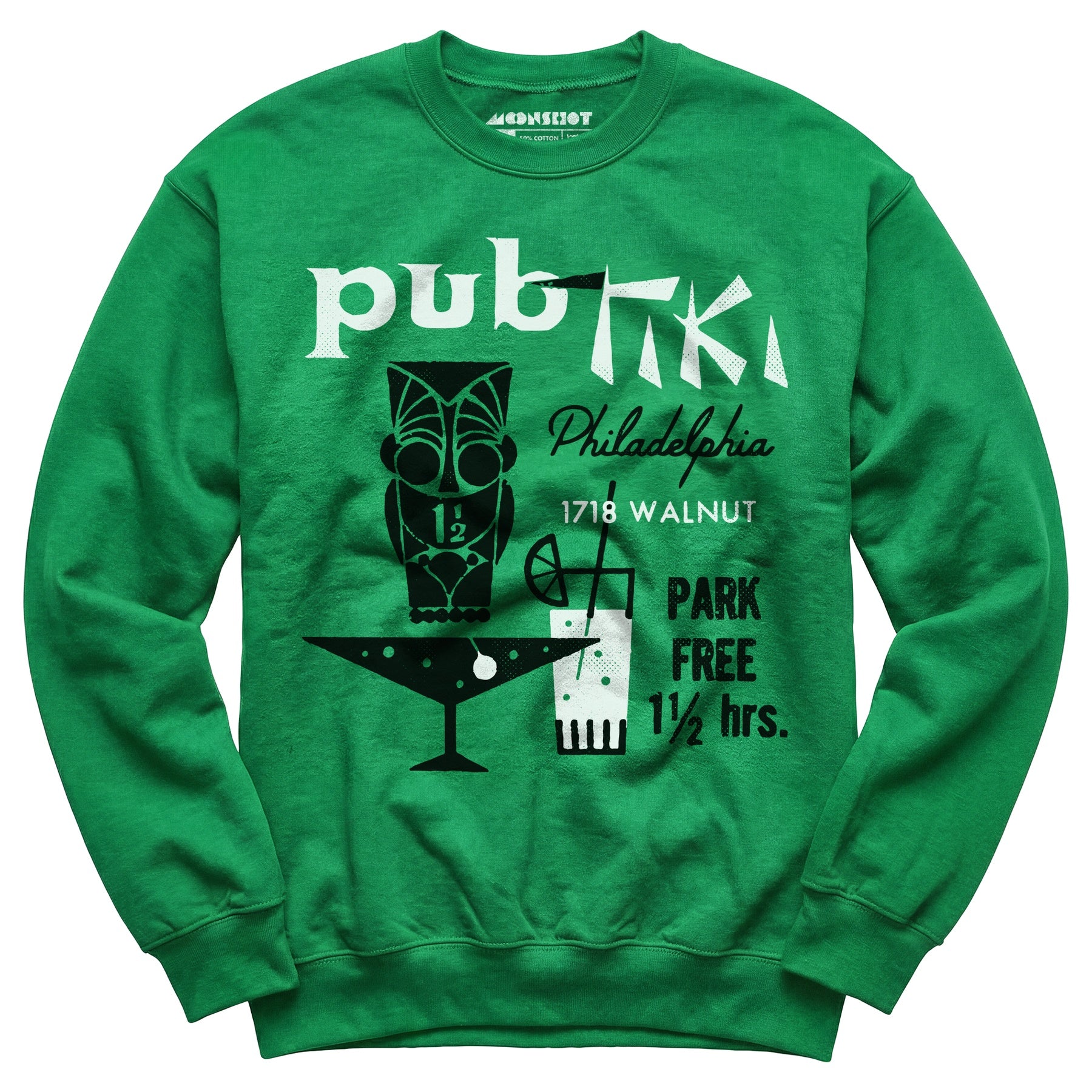Pub Tiki - Philadelphia, PA - Vintage Tiki Bar - Unisex Sweatshirt