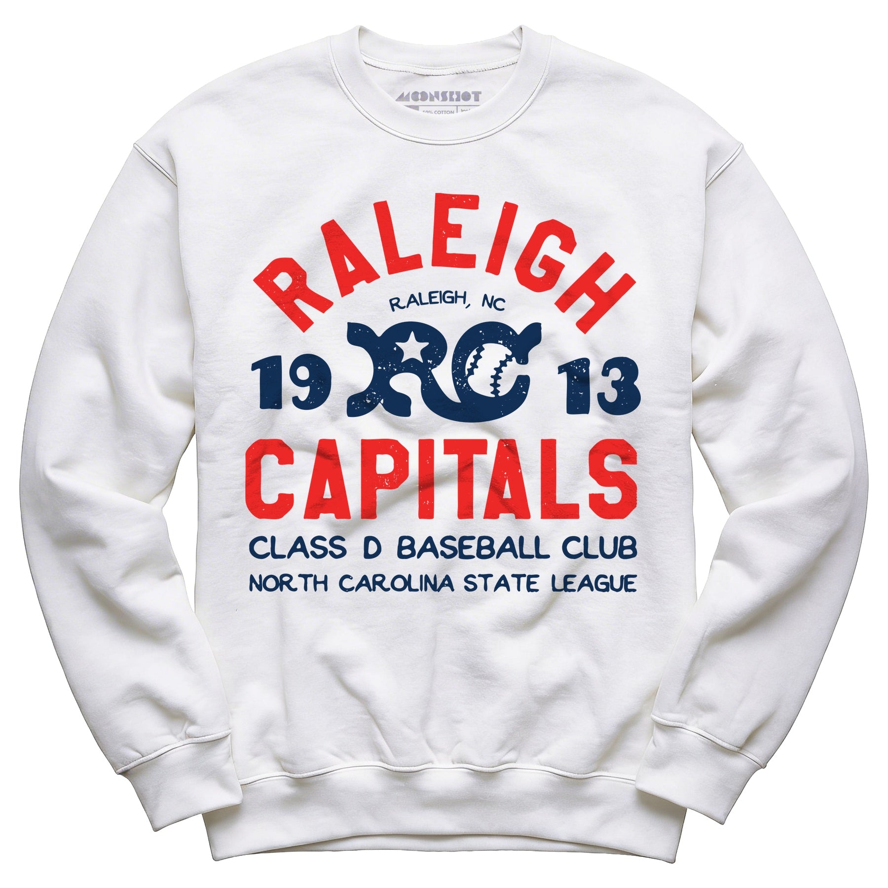 Raleigh Capitals - North Carolina - Vintage Defunct Baseball Teams - Unisex Sweatshirt