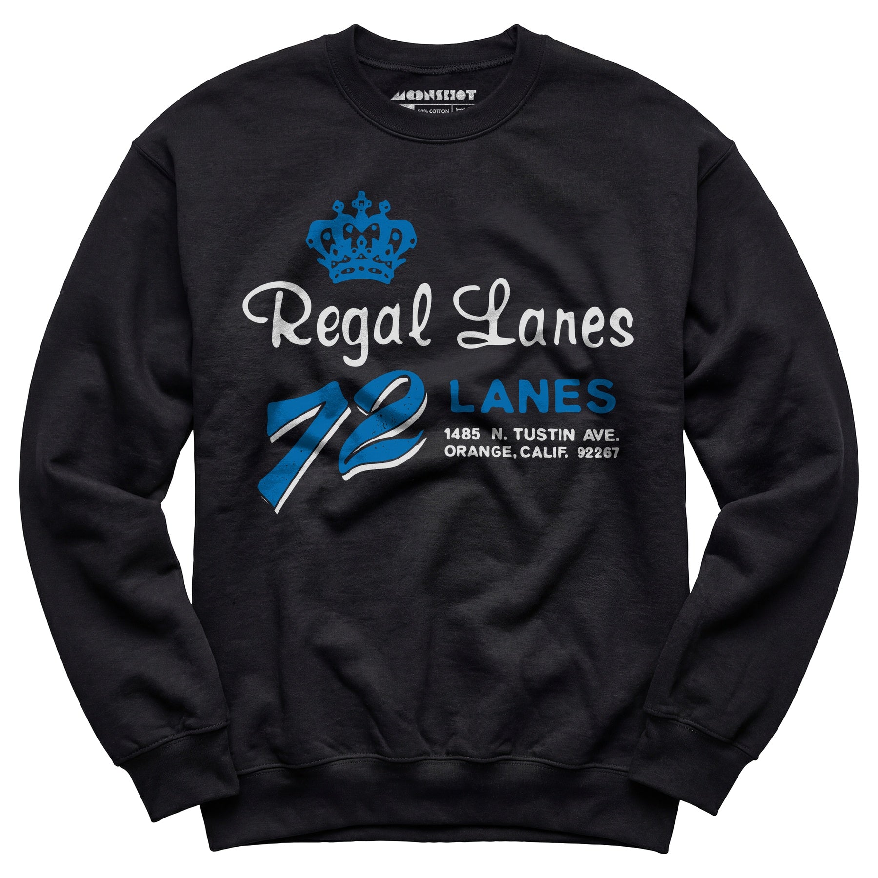 Regal Lanes - Orange, CA - Vintage Bowling Alley - Unisex Sweatshirt