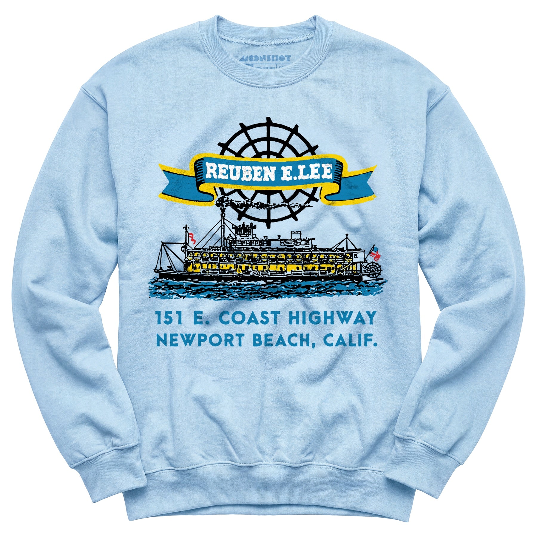 Reuben E. Lee - Newport Beach, CA - Vintage Restaurant - Unisex Sweatshirt