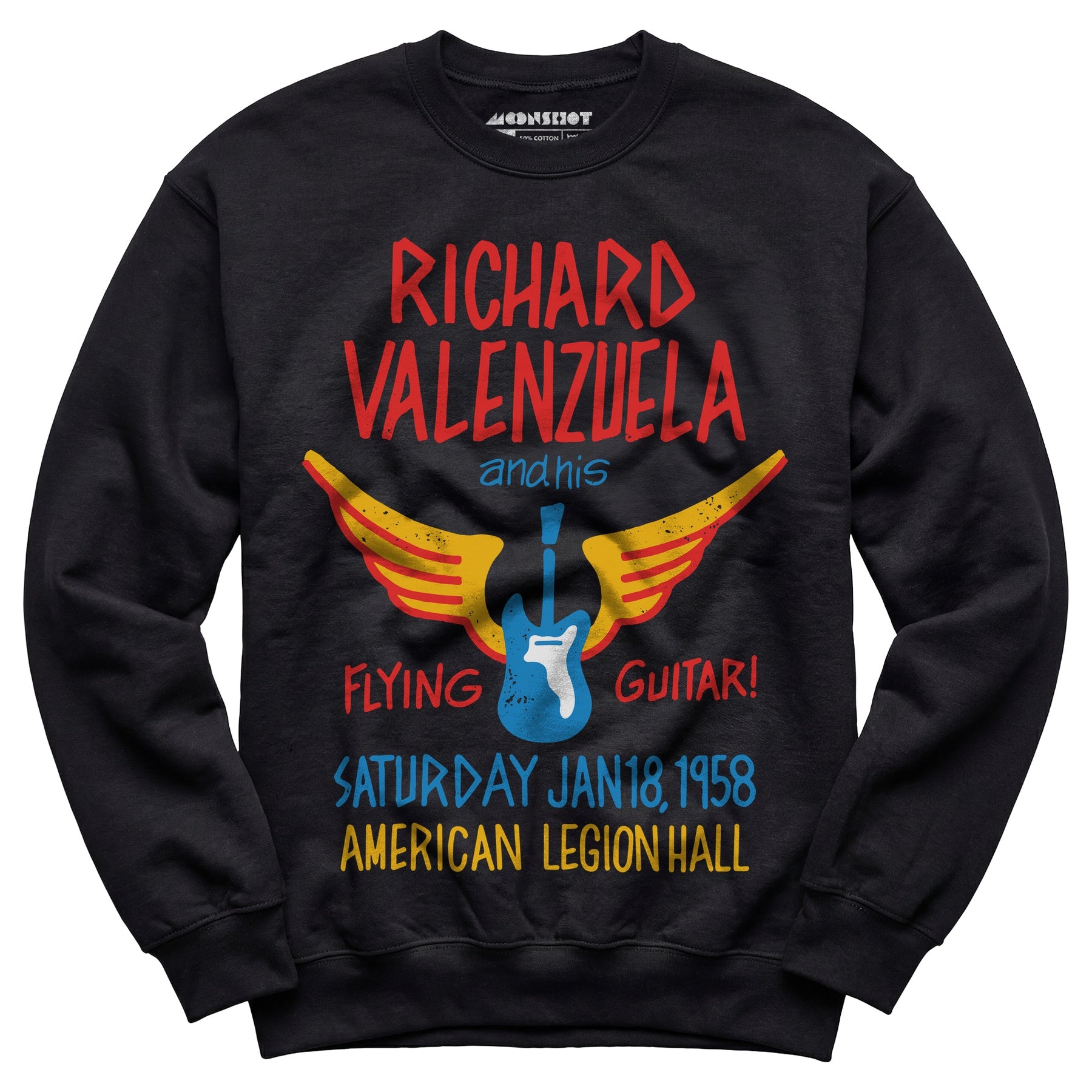 Richard Valenzuela and His Flying Guitar - Unisex Sweatshirt