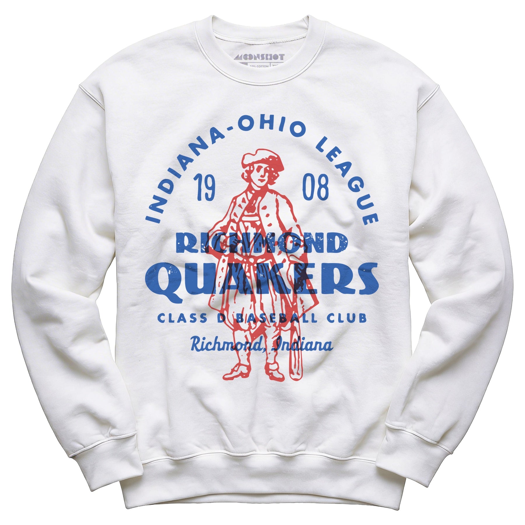 Richmond Quakers - Indiana - Vintage Defunct Baseball Teams - Unisex Sweatshirt